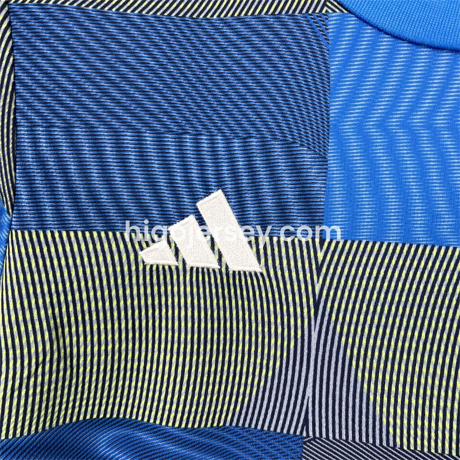 Higojerseys-Real Madrid 25-26 Blue Pre-Match Traning Kids Kit