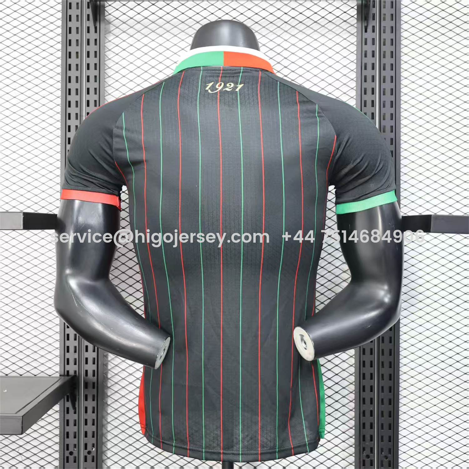 Higojerseys-Club Deportivo Palestino Palestine 25-26 Black Special Jersey - Player Version