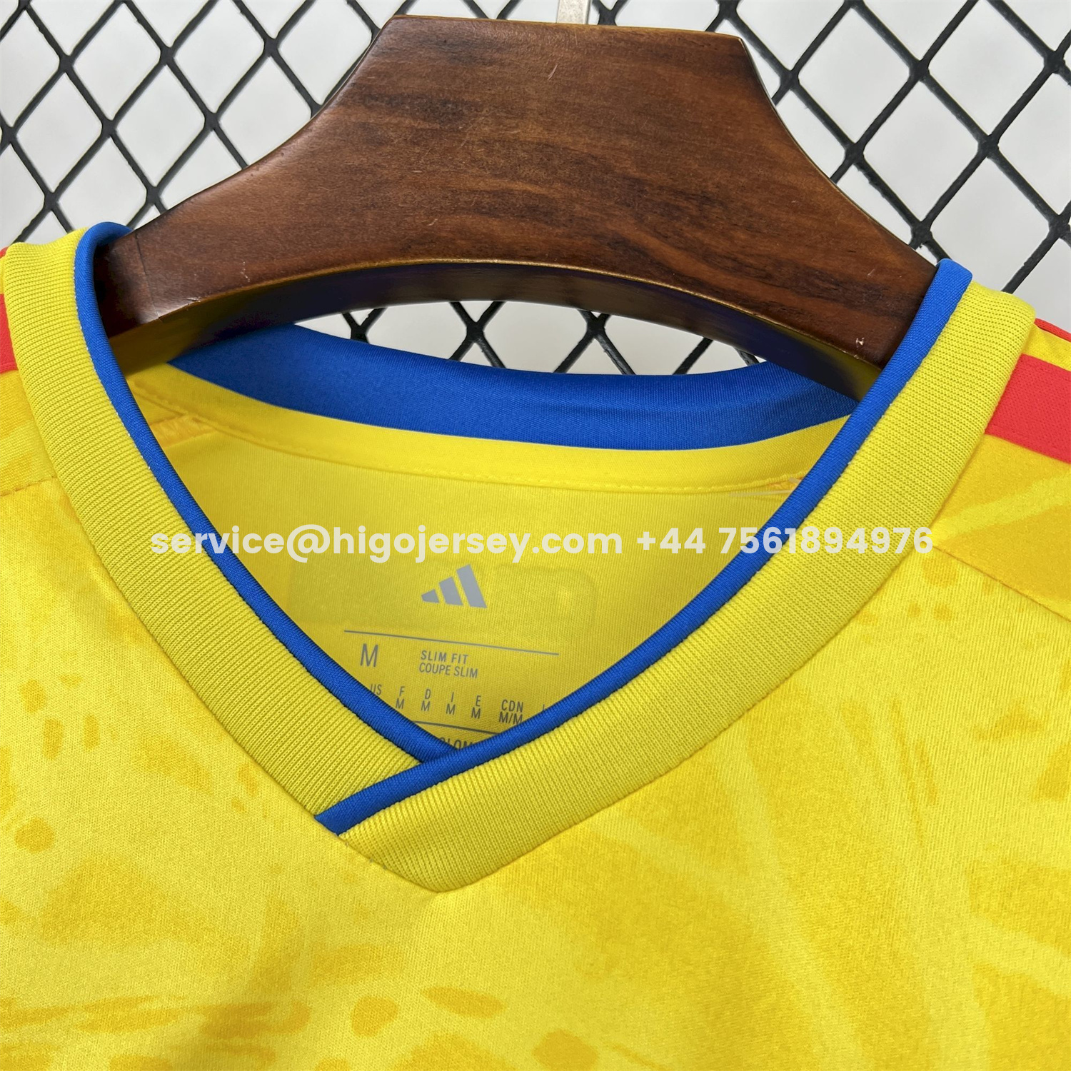 Higojerseys-Colombia 2026 Home Long Sleeves Jersey - Fans Version