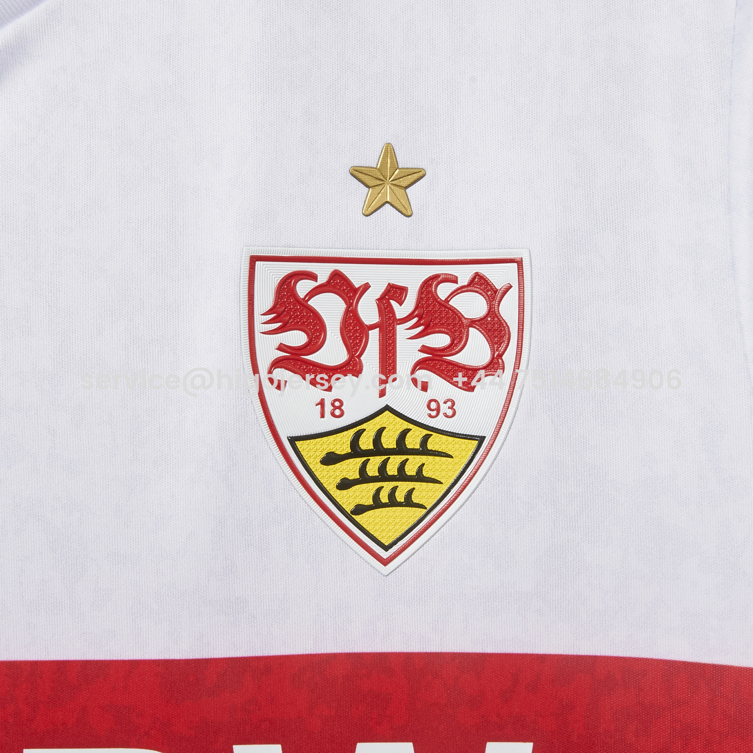 Higojerseys-VfB Stuttgart 25-26 European Home Jersey - Fans Version