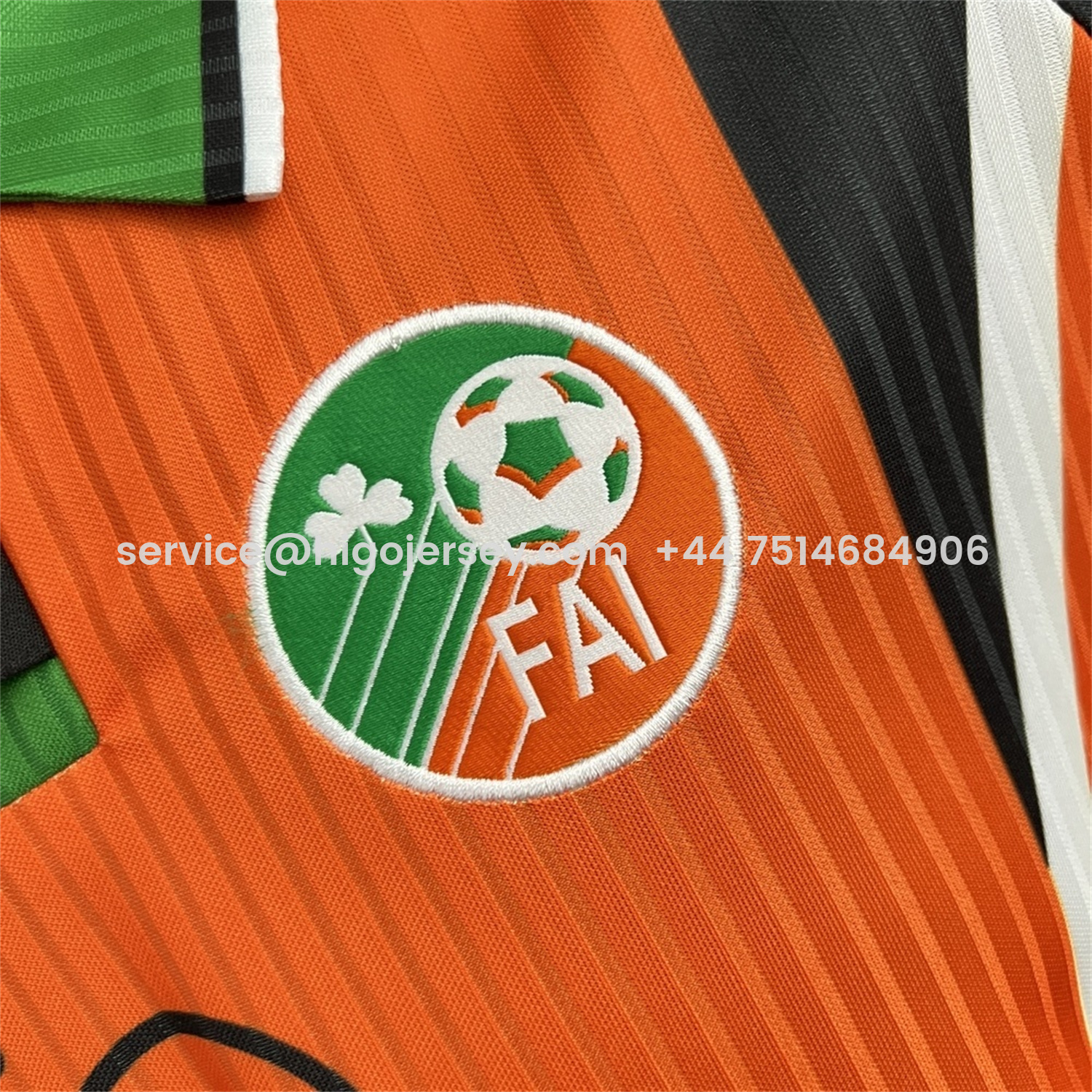 Higojerseys-Retro Ireland 1996-97 Away Orange Jersey