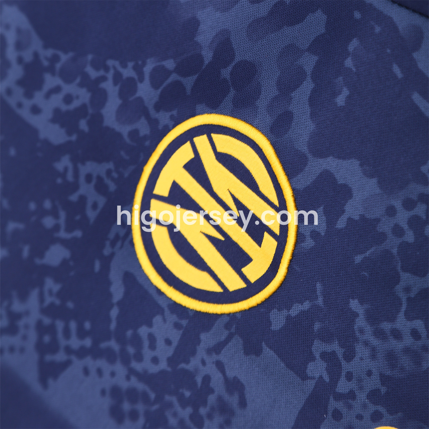 Higojerseys-Inter Milan 25-26 Short-Sleeve Training Set - Deep Blue Camouflage