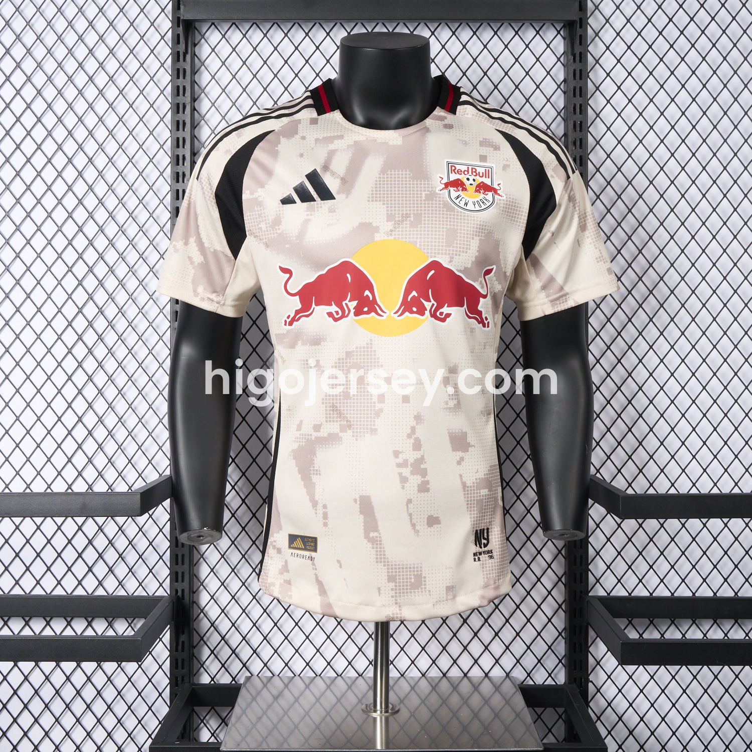 Higojerseys-New York Red Bulls 2025 Away Jersey - Player Version