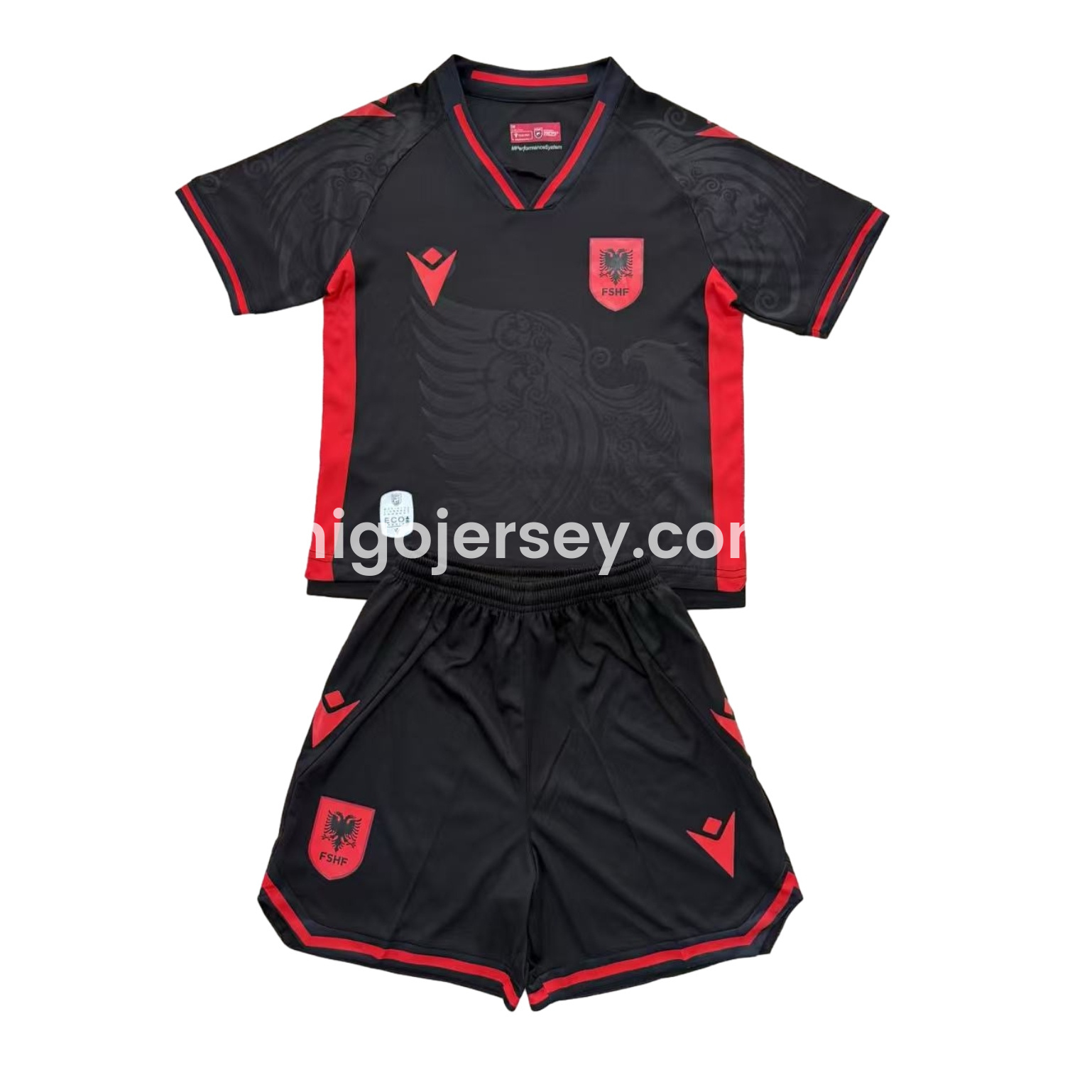 Higojerseys-Albania 25-26 Third Men's Adult Jersey Set - Fans Version
