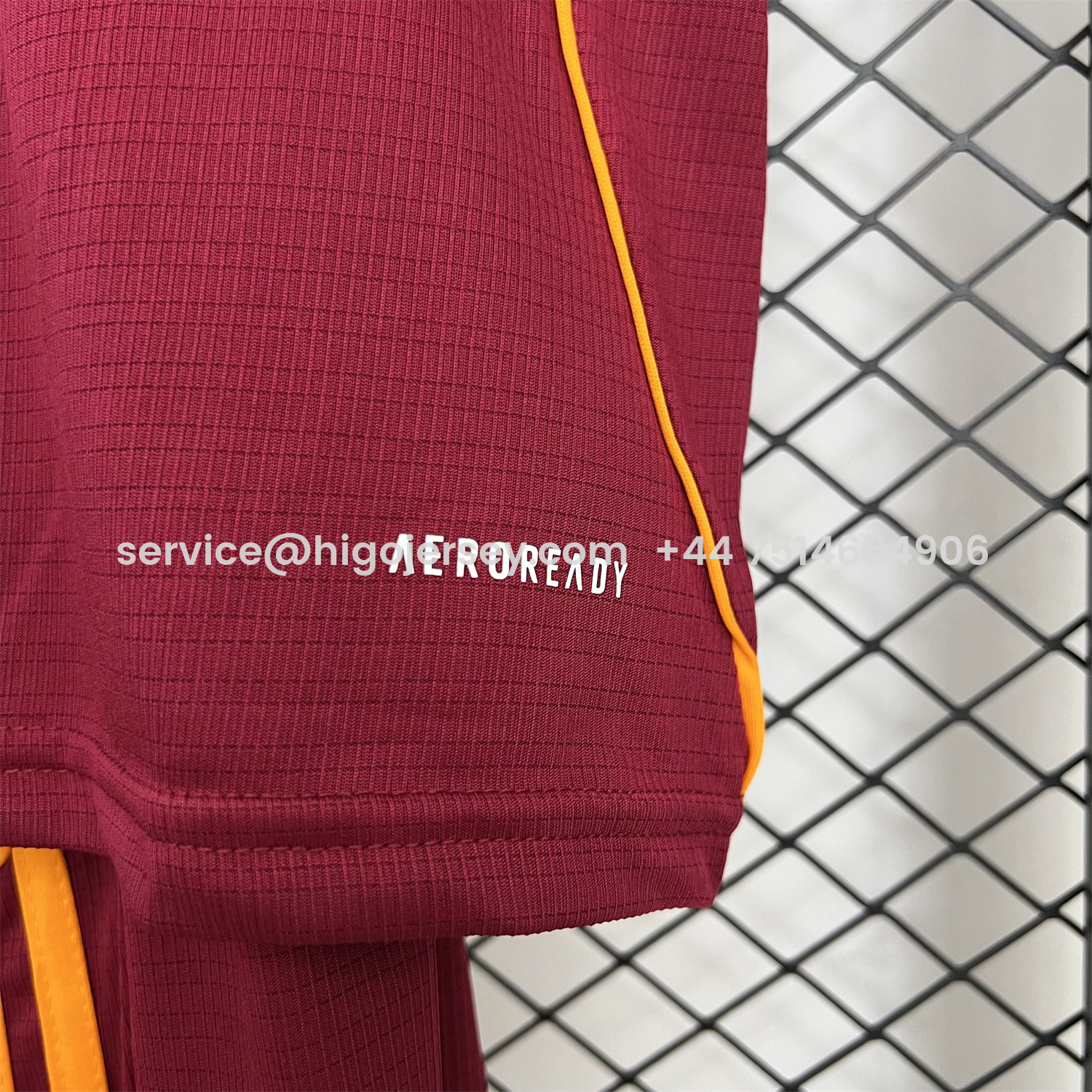 Higojerseys-AS Roma 25-26 Home Unsponsored Kids Kit