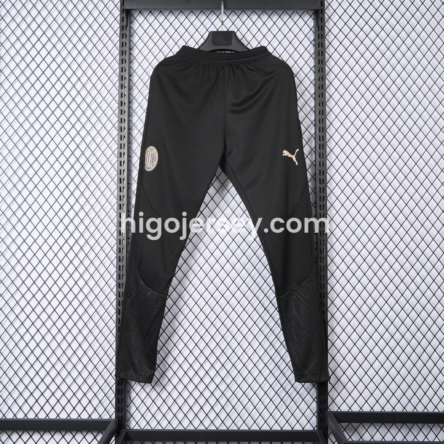 Higojerseys-AC Milan 24-25 Black Training Pants - Player Version