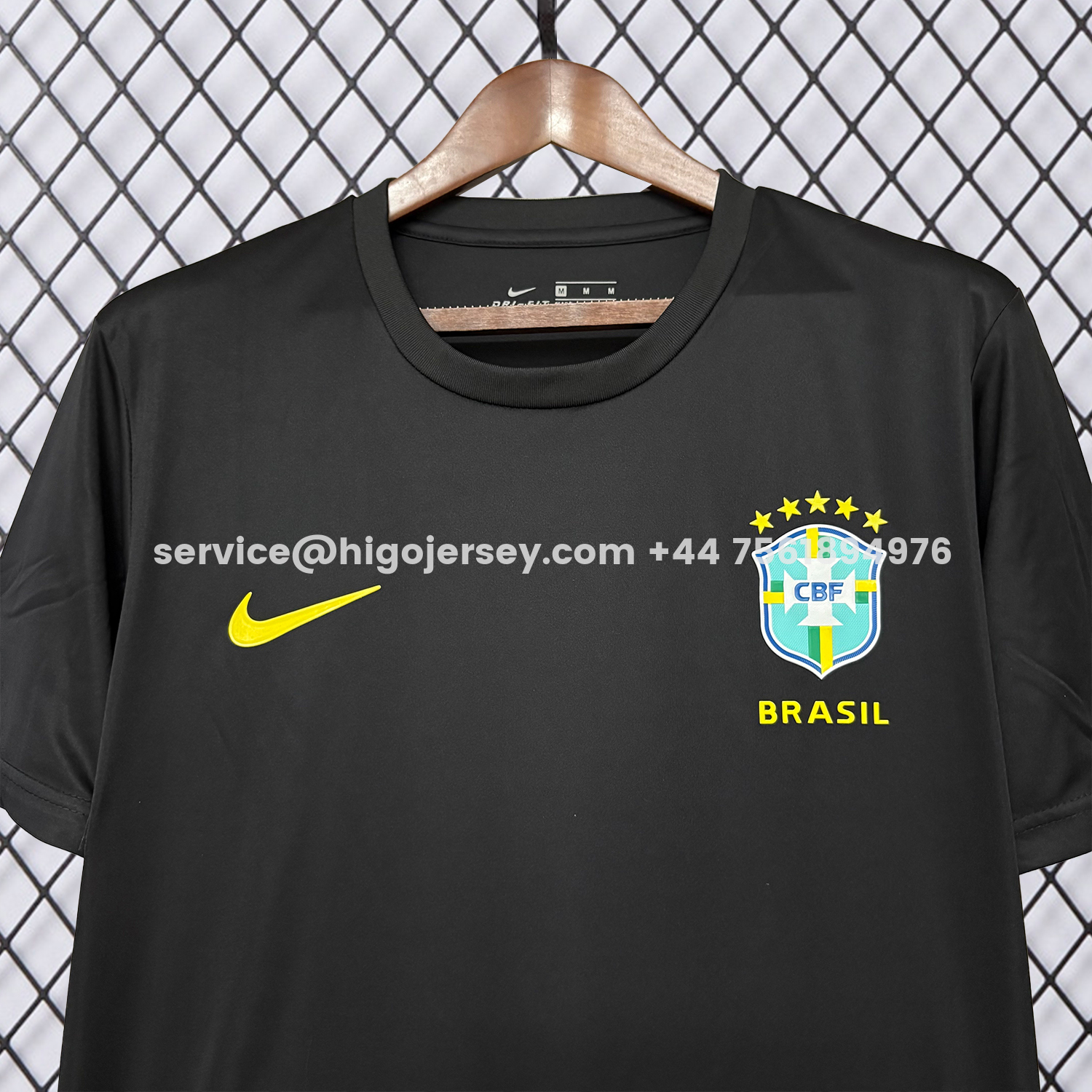 Higojerseys-Brazil 2026 Pure Black Training Jersey - Fans Version