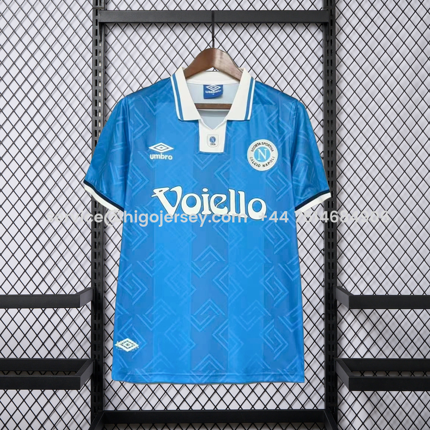 Higojerseys-Retro Napoli 1993-94 Home Blue Jersey