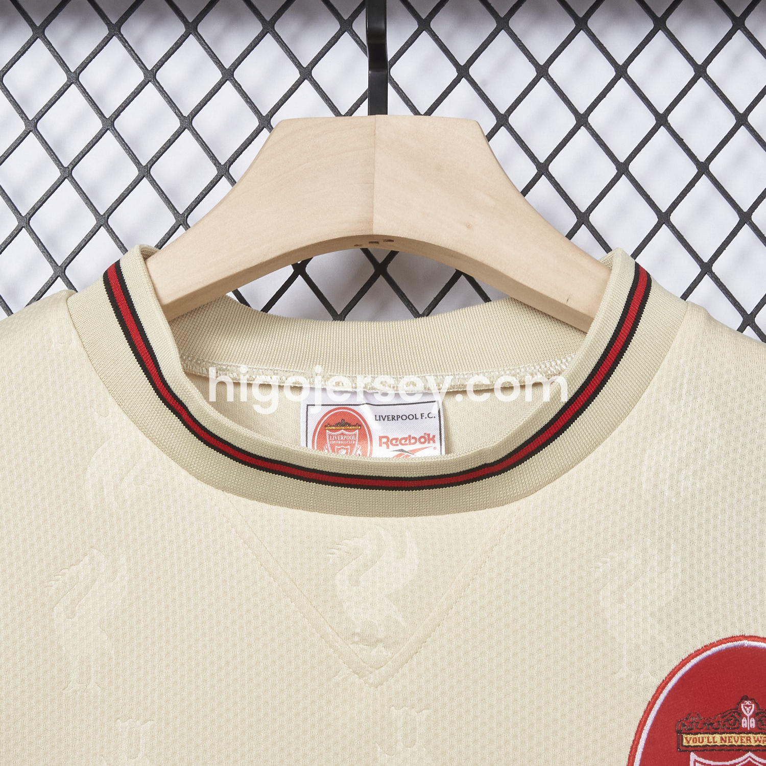 Higojerseys-Retro Liver.pool 1996-97 Away Jersey