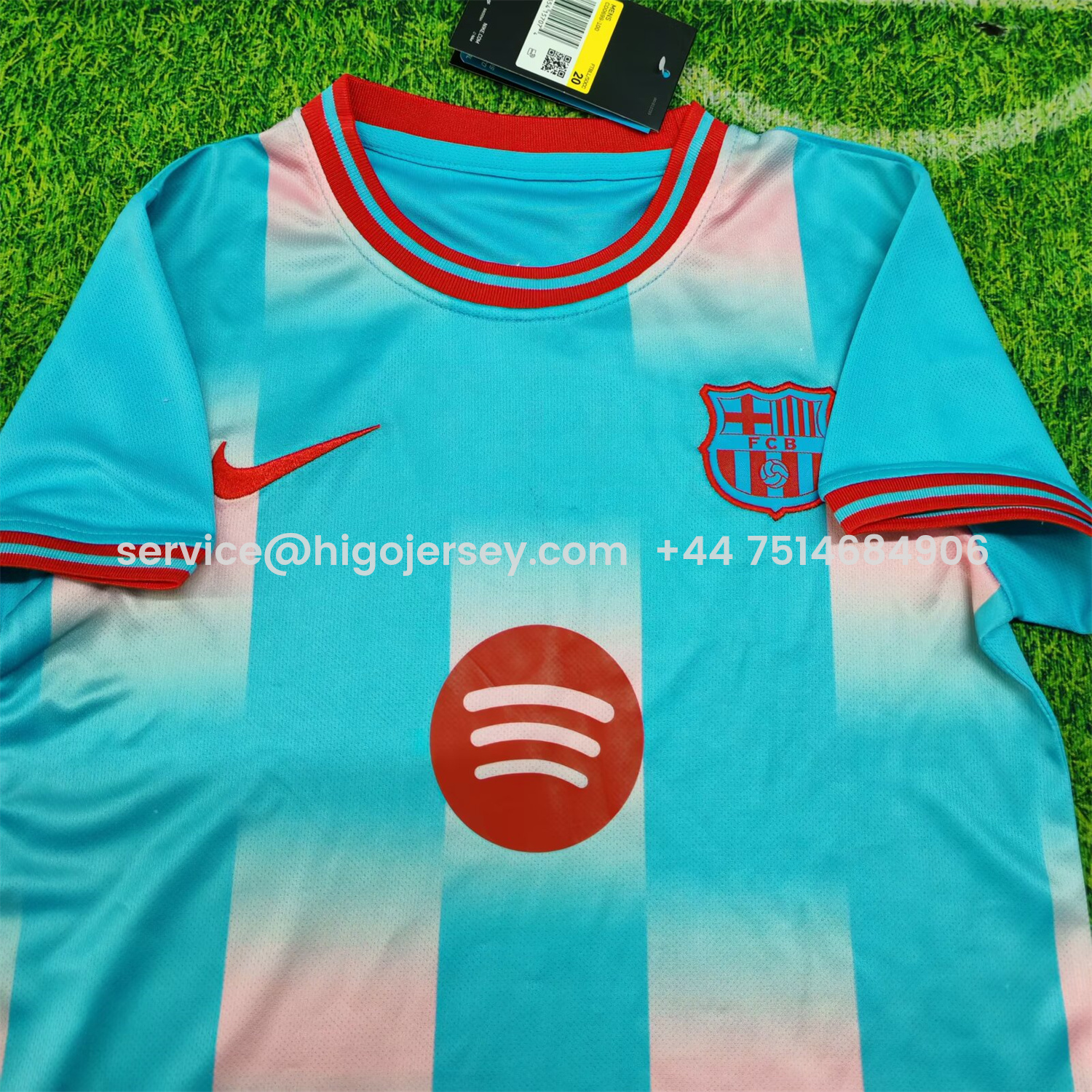 Higojerseys-Barcelona 25-26 Blue And Pink Special Kids Kit