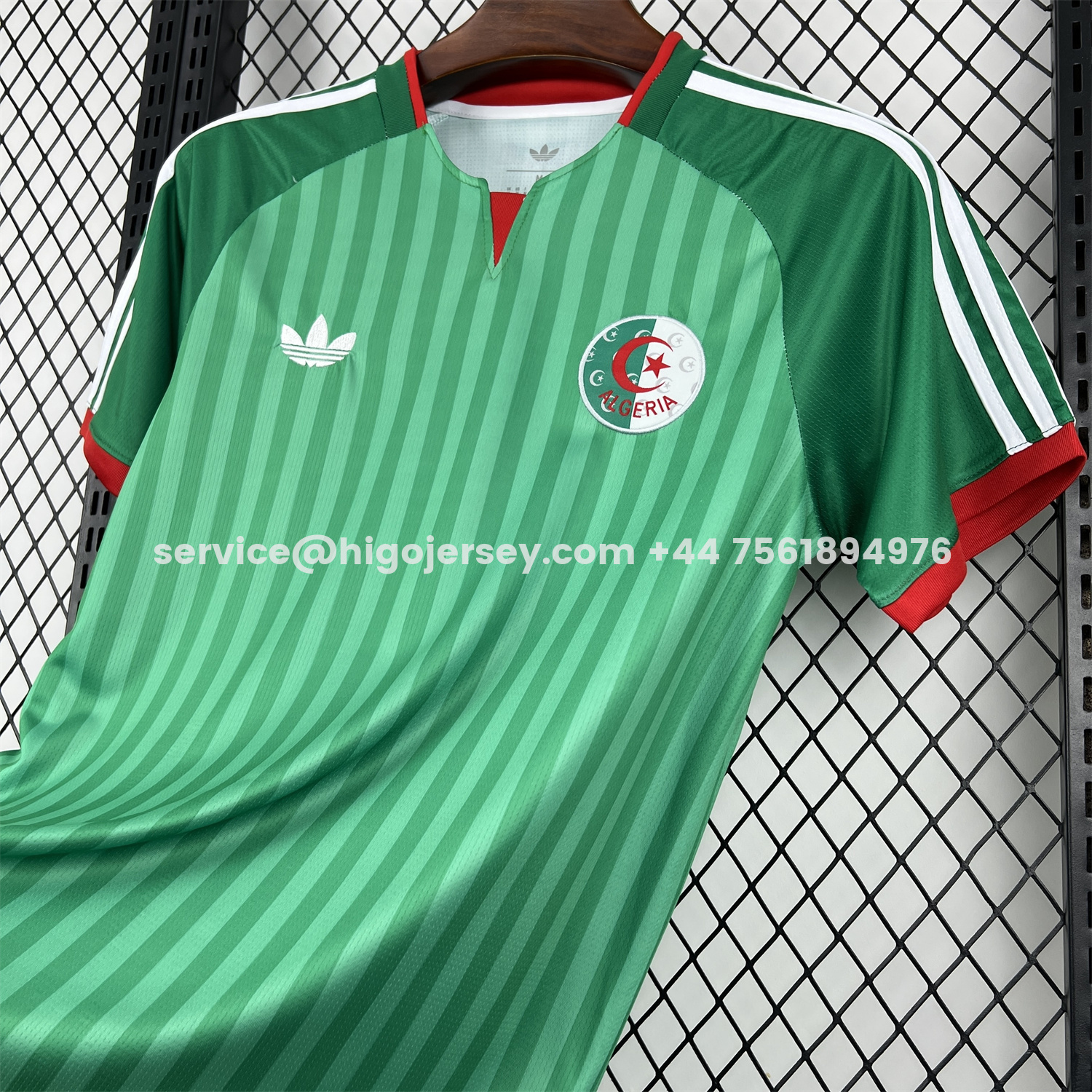 Higojerseys-Algeria 2026 Away Green Jersey - Fans Version