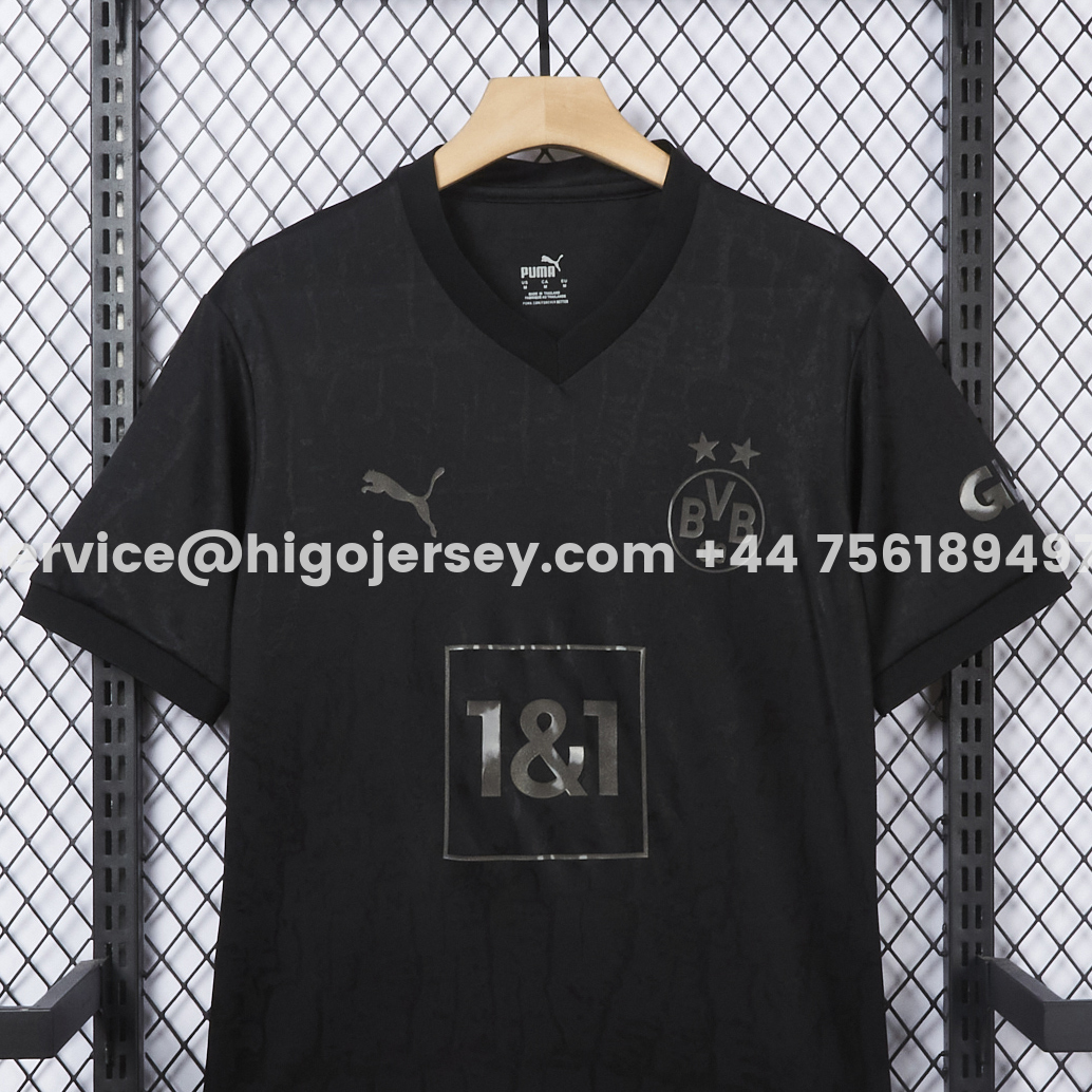 Higojerseys-Retro Dortmund 2022-23 Black Special Edition Jersey