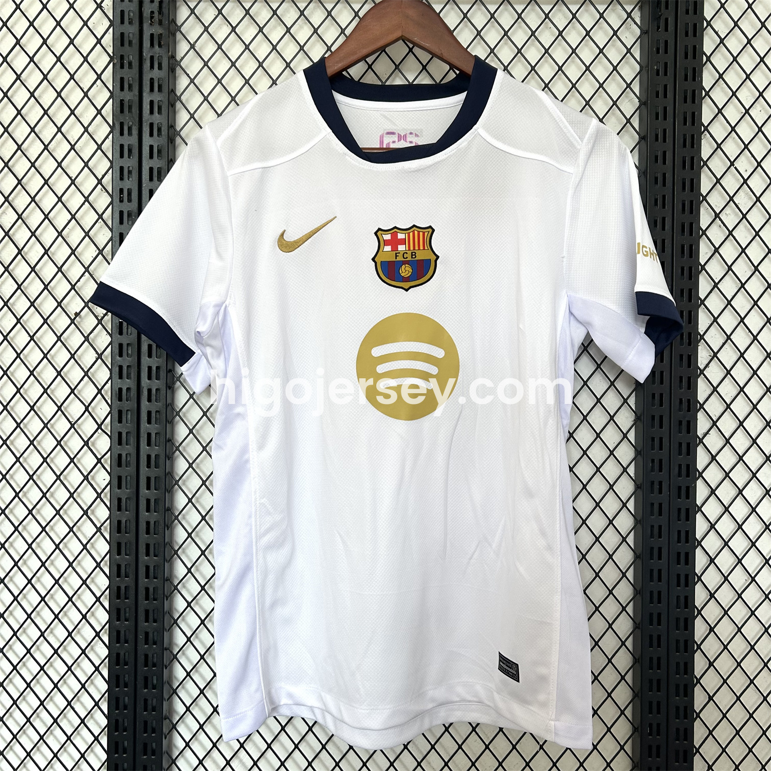 Higojerseys-Barcelona 24-25 White GK Pre-match Training Jersey - Fans Version
