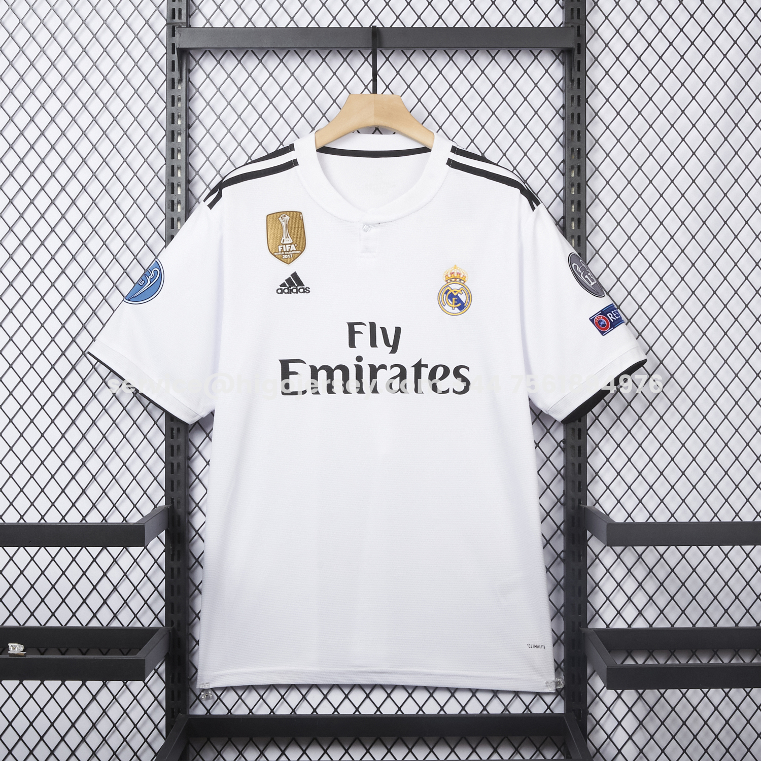 Higojerseys-Retro Real Madrid 14-15 Home Stadium Jersey