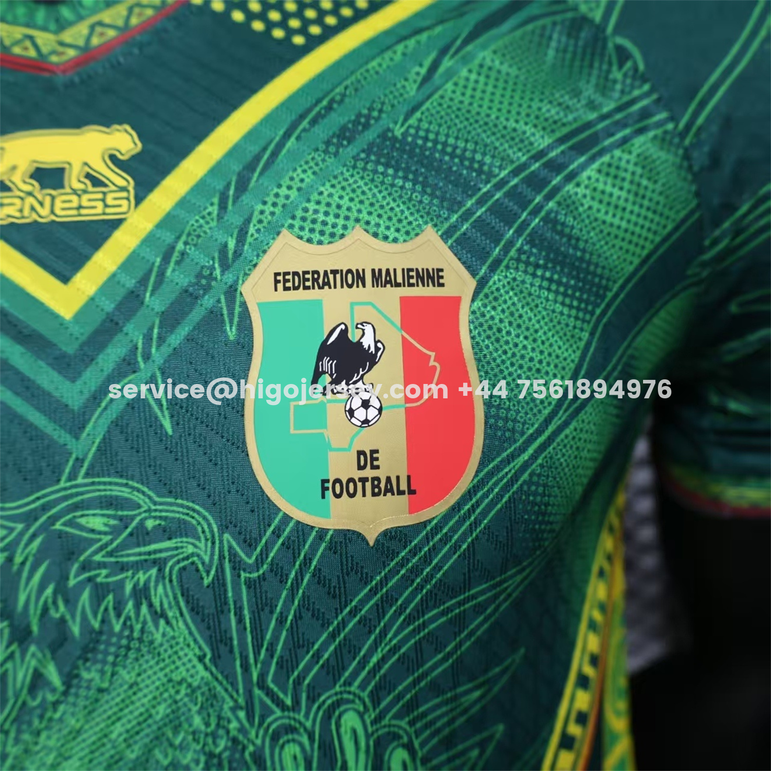 Higojerseys-Mali 2026 Eagle Green Jersey - Player Version