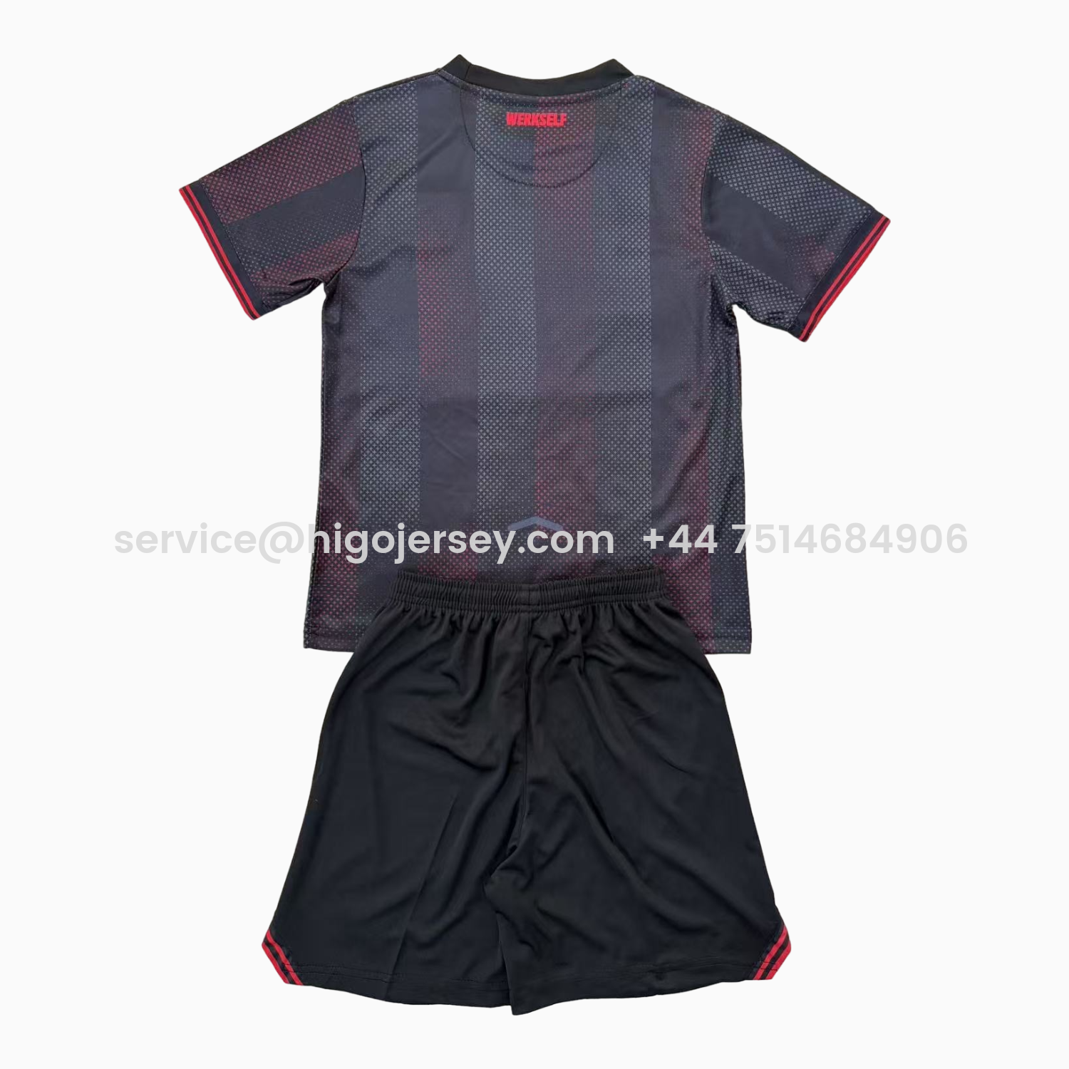 Higojerseys-Bayer 04 Leverkusen 25-26 Home Men's Adult Jersey Set - Fans Version