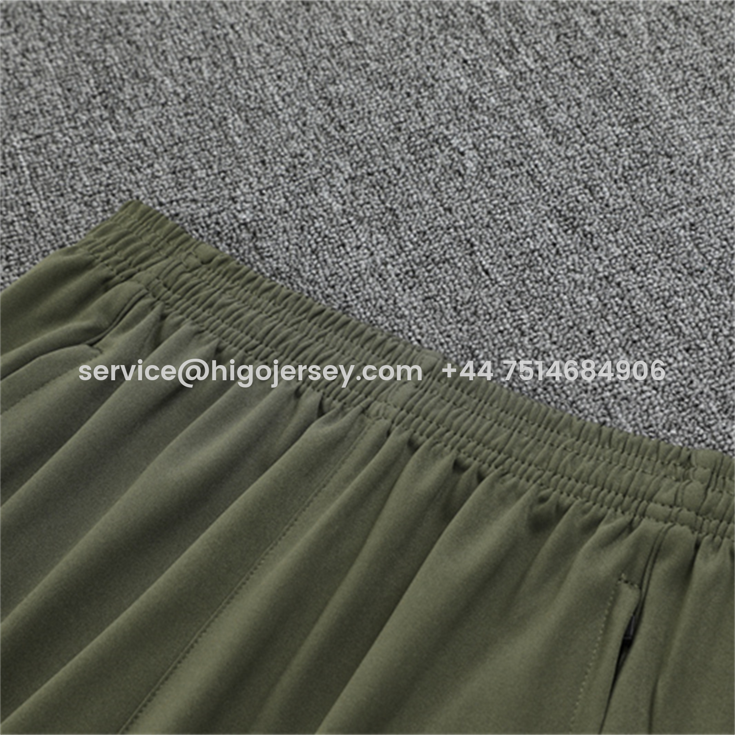 Higojerseys-Real Madrid 25-26 Long Sleeve Training Set - Army Green Top & Pants