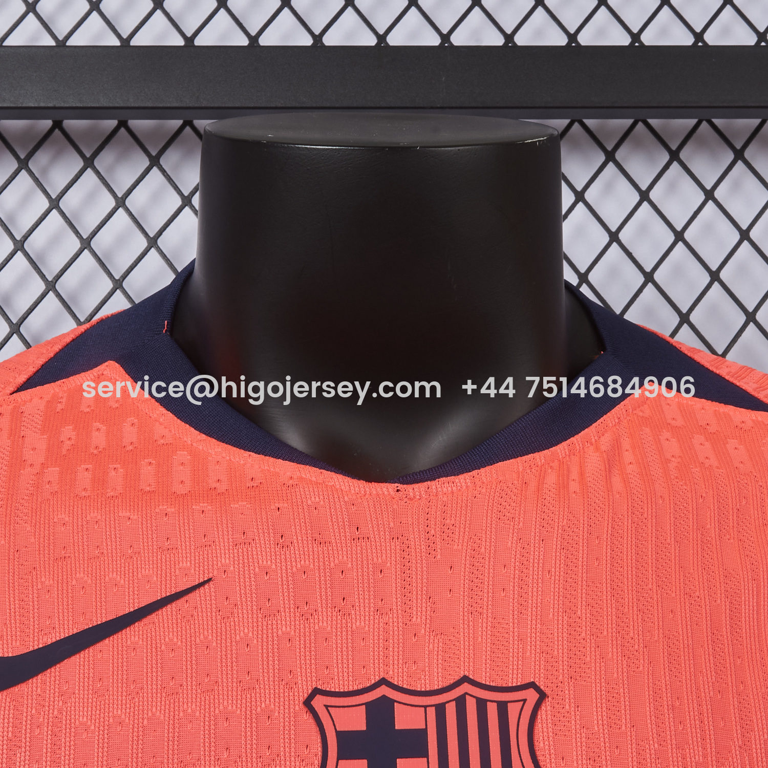 Higojerseys-Barcelona 25-26 Third Orange Jersey - Player Version