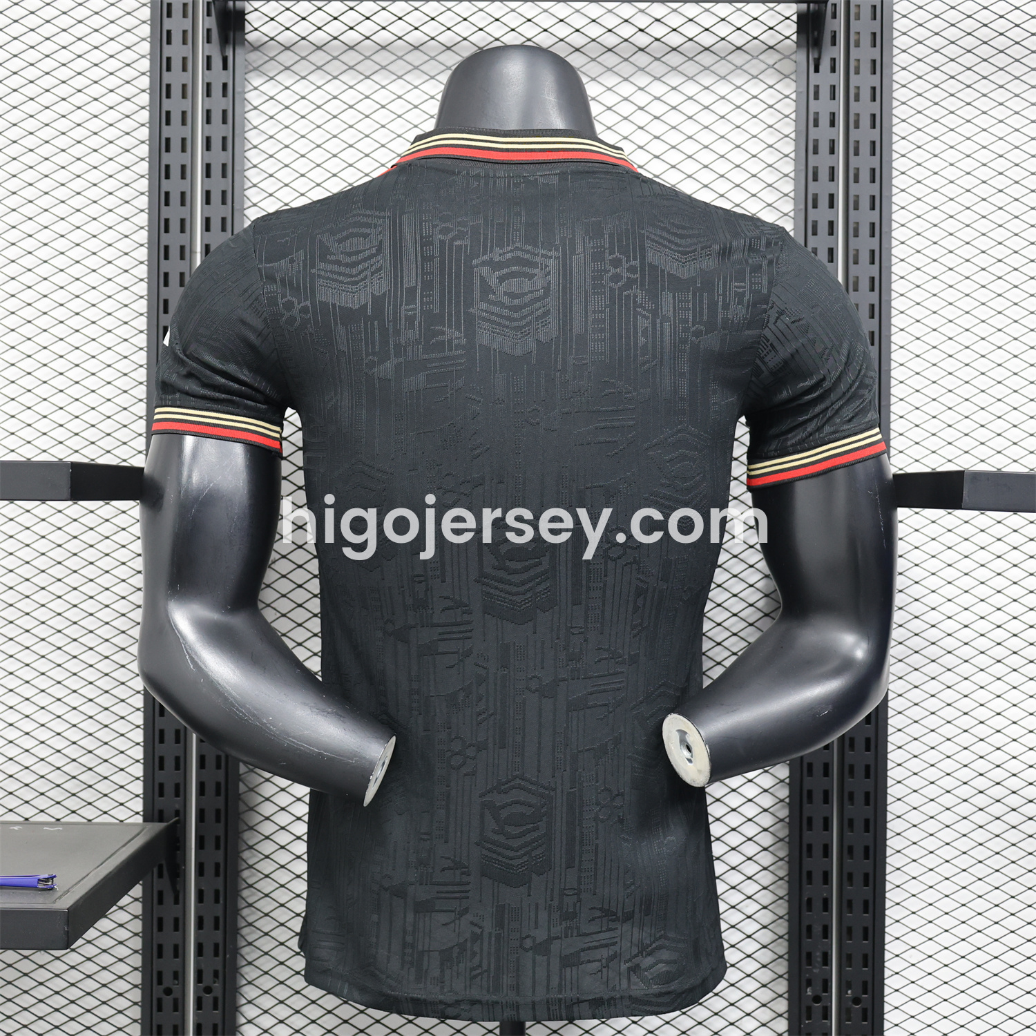 Higojerseys-Arsenal 25-26 Black POLO Throwback Trefoil Jersey - Player Version