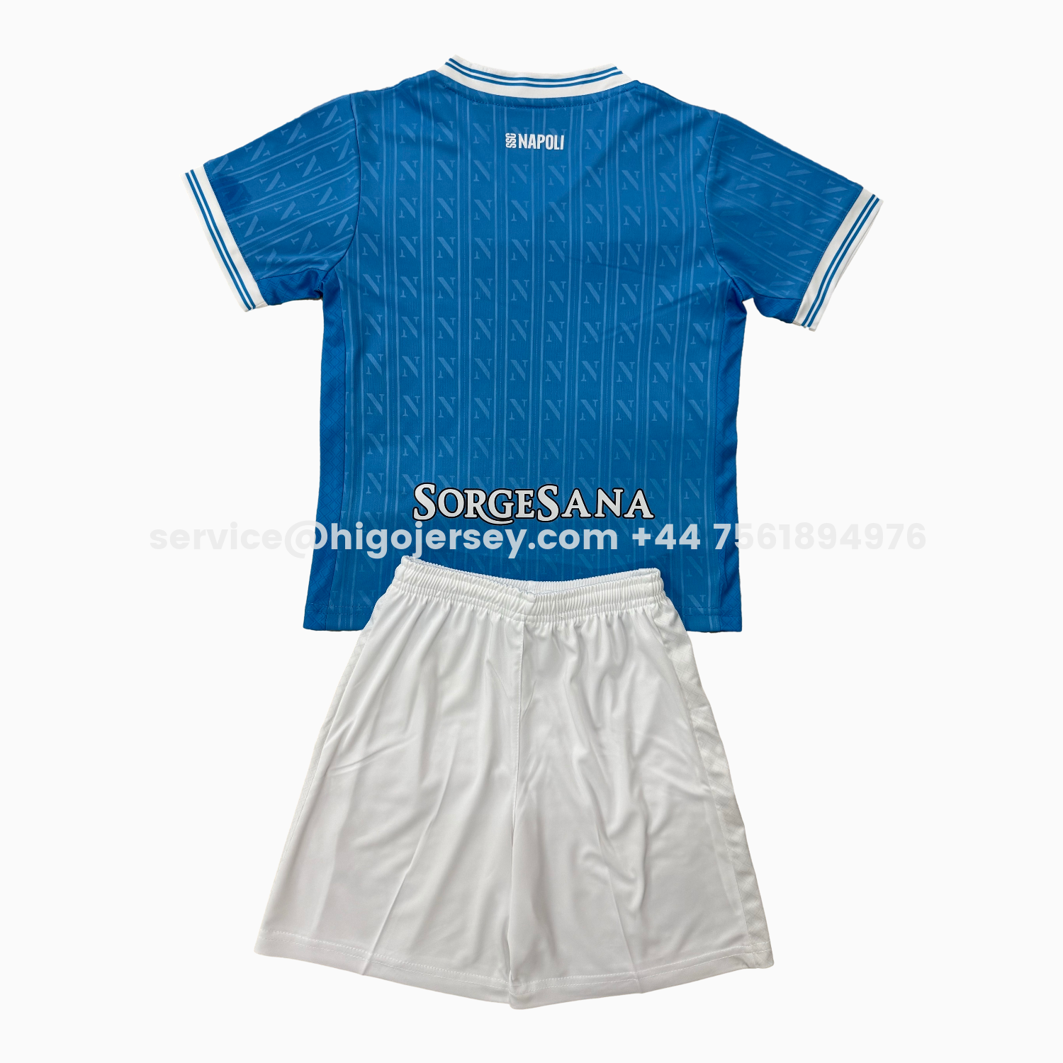 Higojerseys-Napoli 25-26 European Home Kids Kit