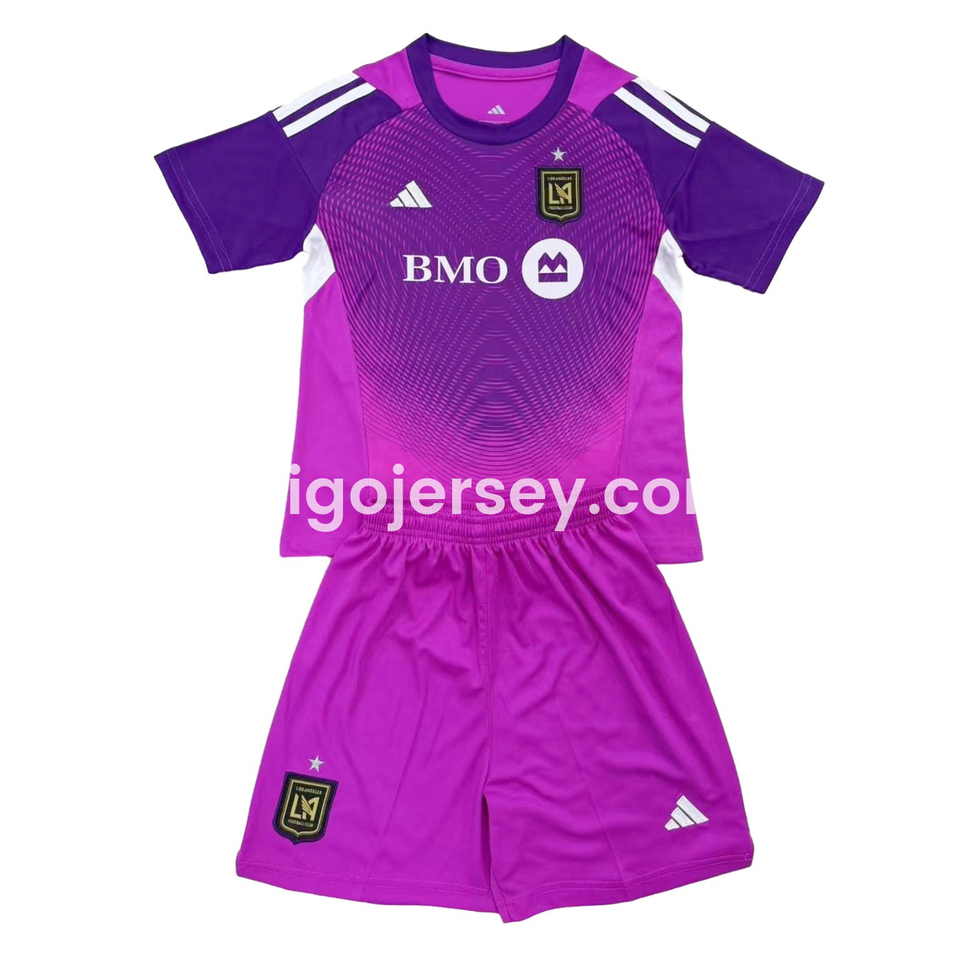 Higojerseys-Los Angeles FC 2025 Purple Goalkeeper Men's Adult Jersey Set - Fans Version