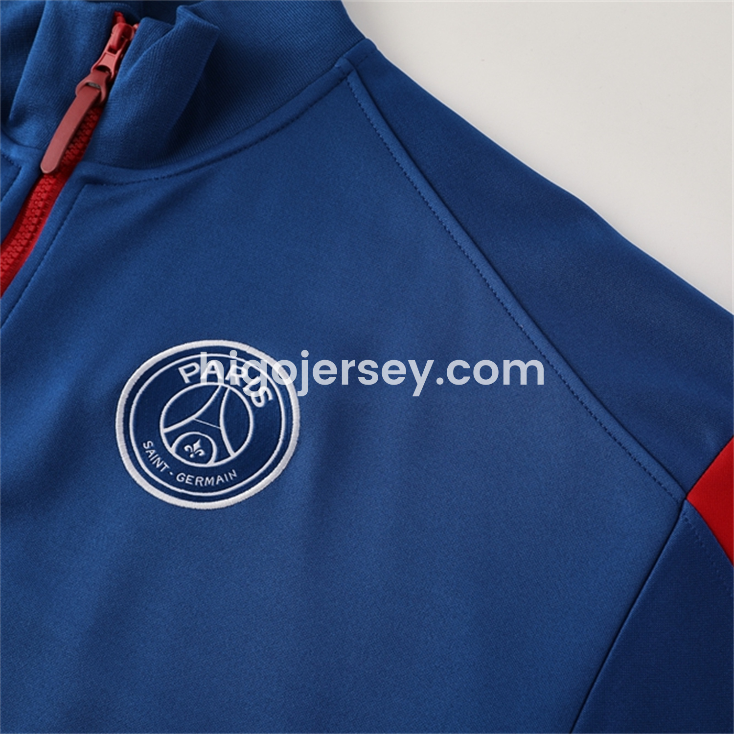 Higojerseys-Paris Saint-Germain PSG 25-26 Jacket Training Tracksuit - Blue Jackets and Pants