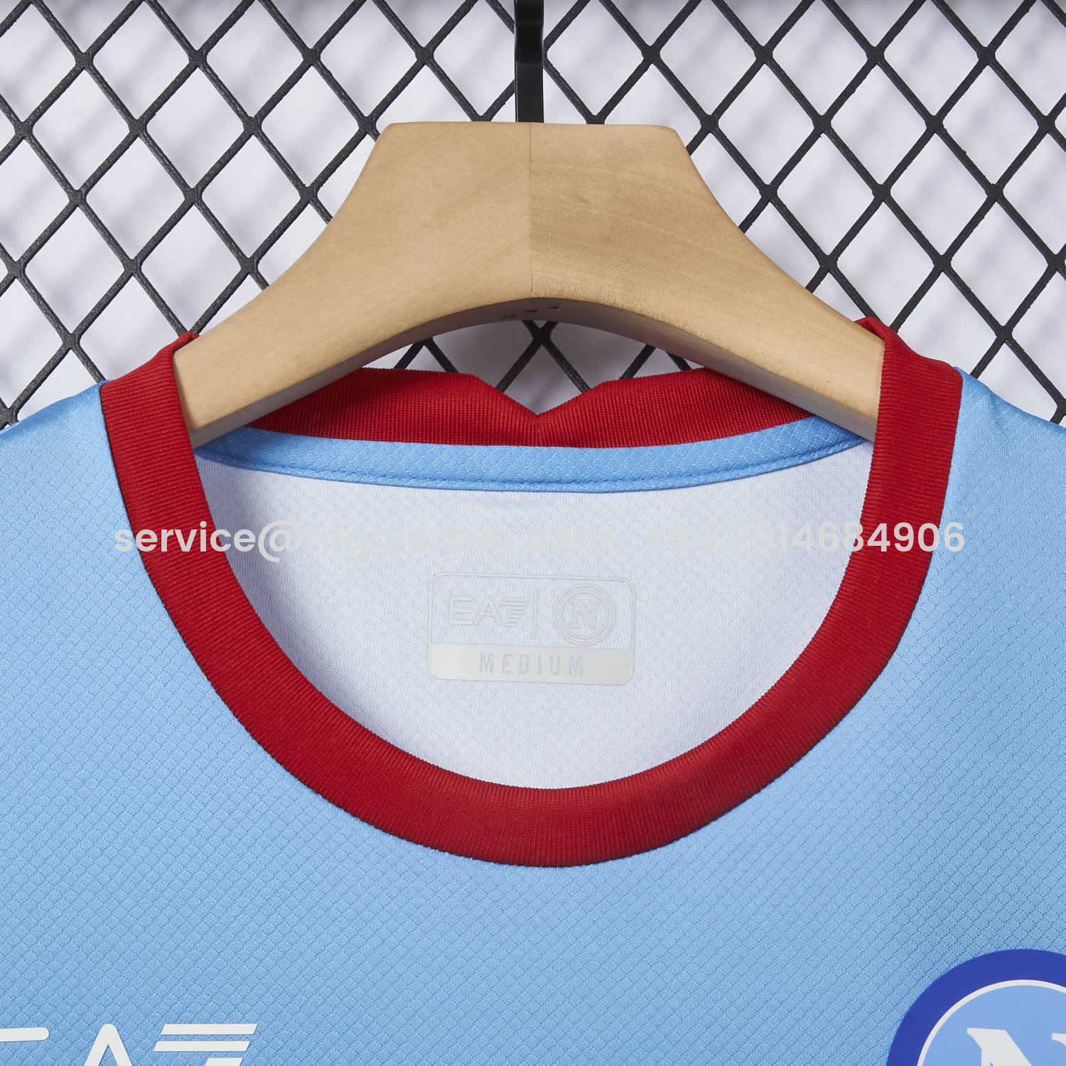 Higojerseys-Napoli 25-26 Blue Christmas Elk Special Edition Jersey - Fans Version