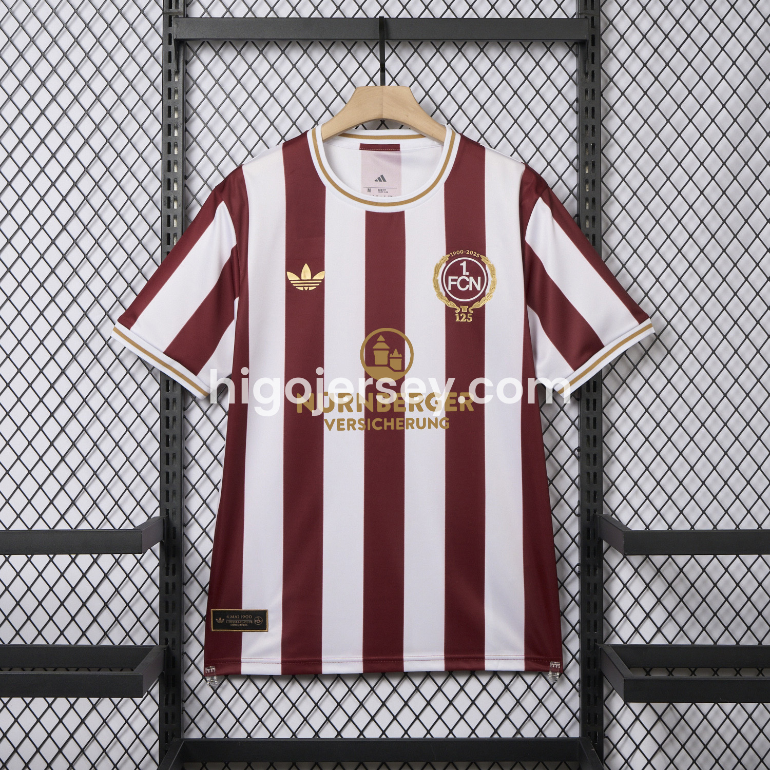 Higojerseys-Nürnberg 24-25 125-Year Anniversary Jersey With Sponsors - Fans Version