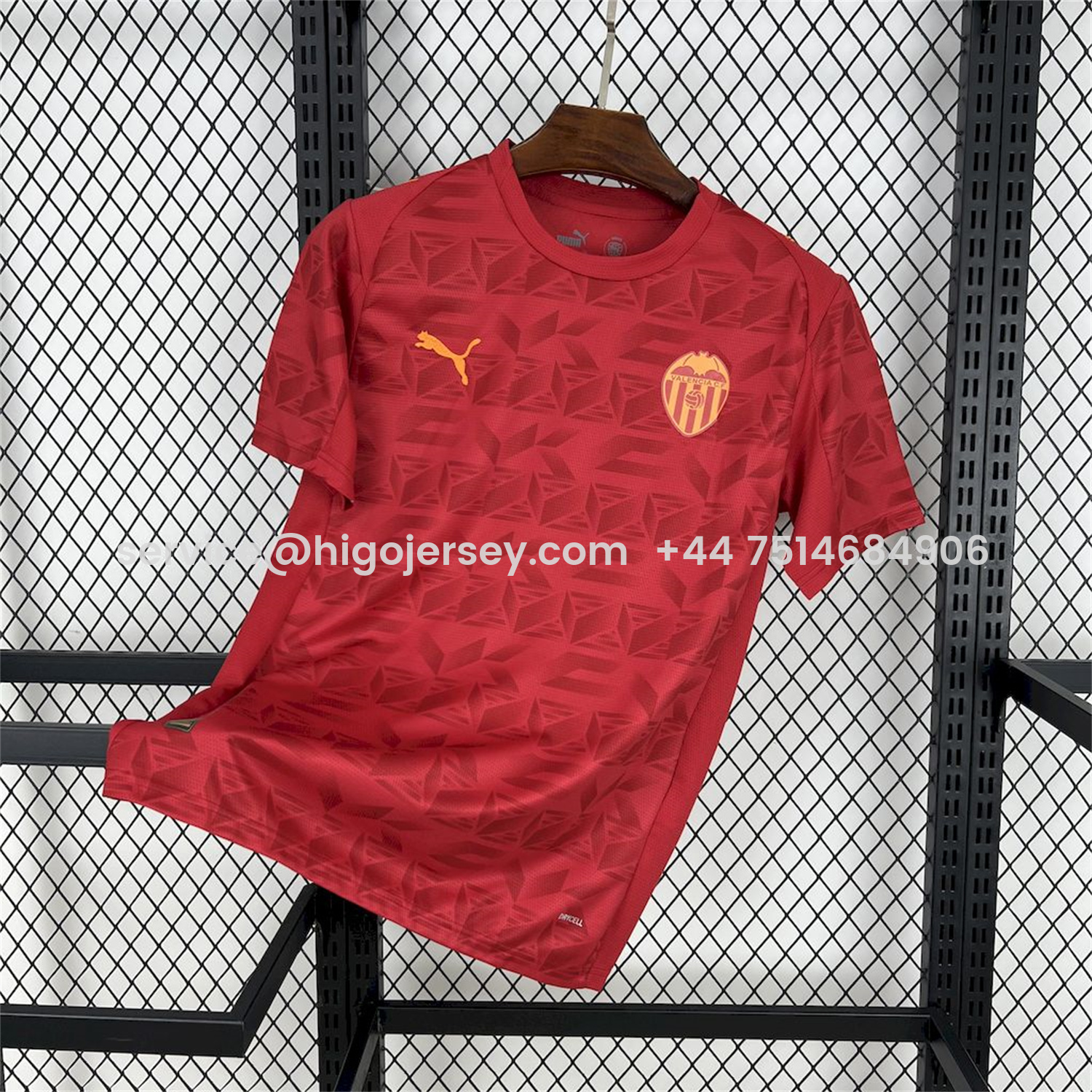 Higojerseys-Valencia 25-26 Away Unsponsored Jersey - Fans Version