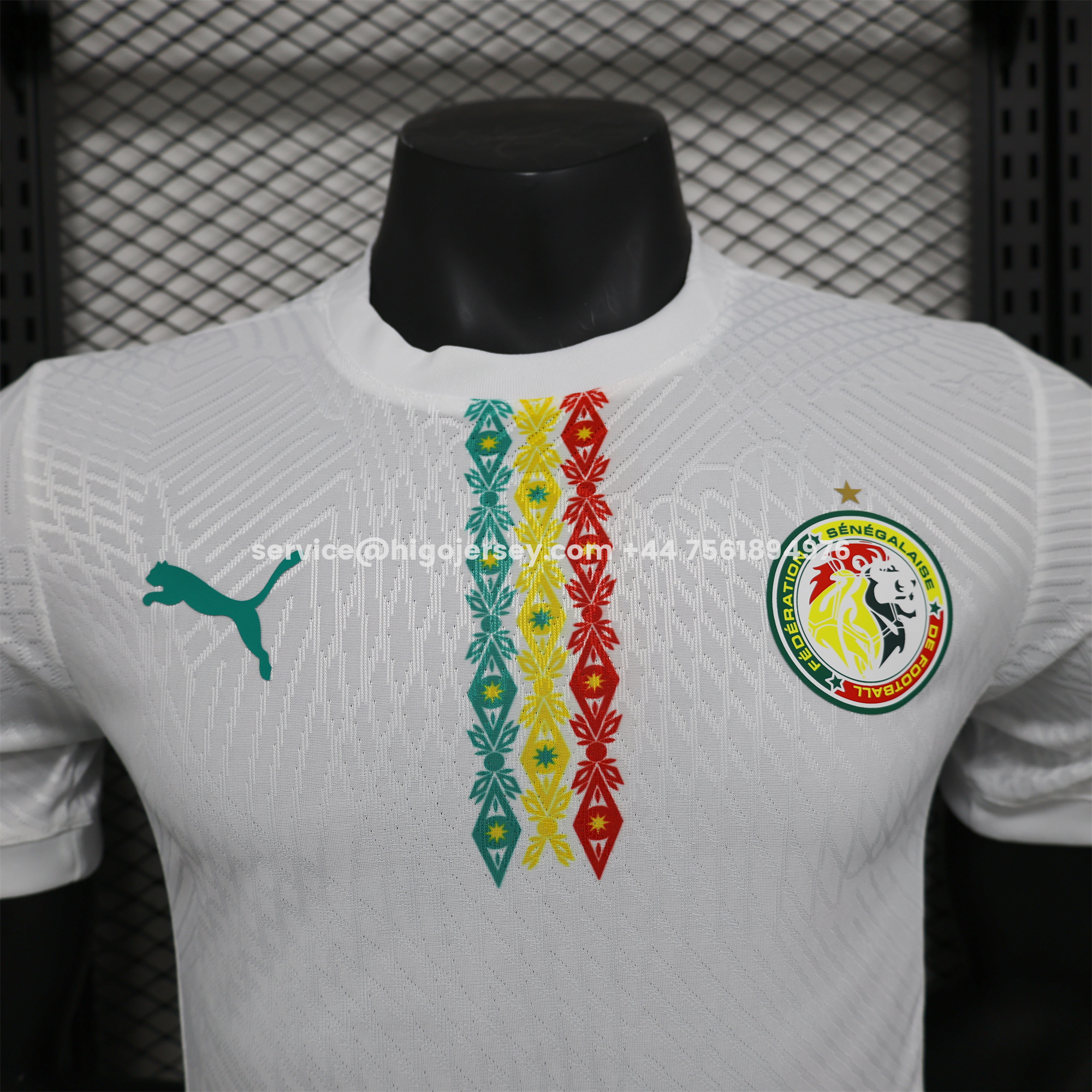 Higojerseys-Senegal 2026 Home Double Stars Jersey - Player Version