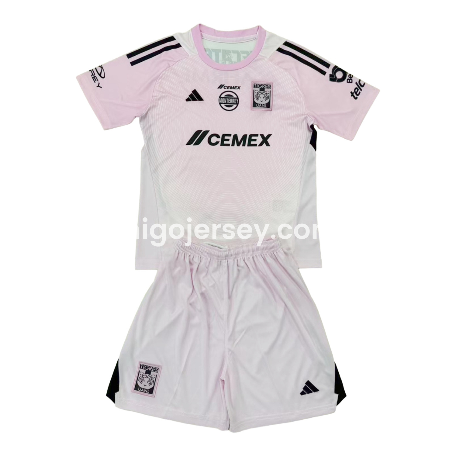 Higojerseys-Tigres UANL 25-26 Light Pink Goalkeeper Men's Adult Jersey Set - Fans Version