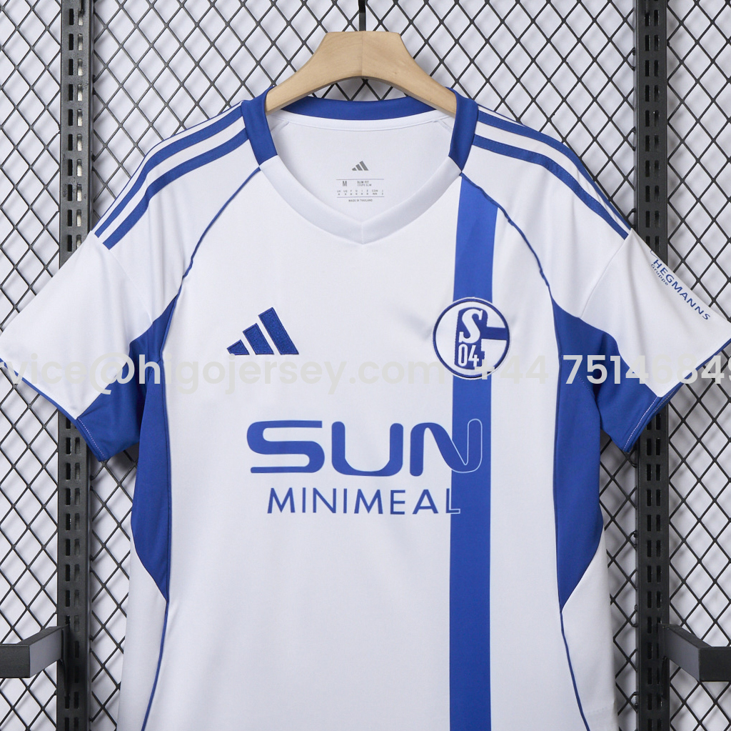 Higojerseys-Schalke 04 25-26 Away Jersey - Fans Version