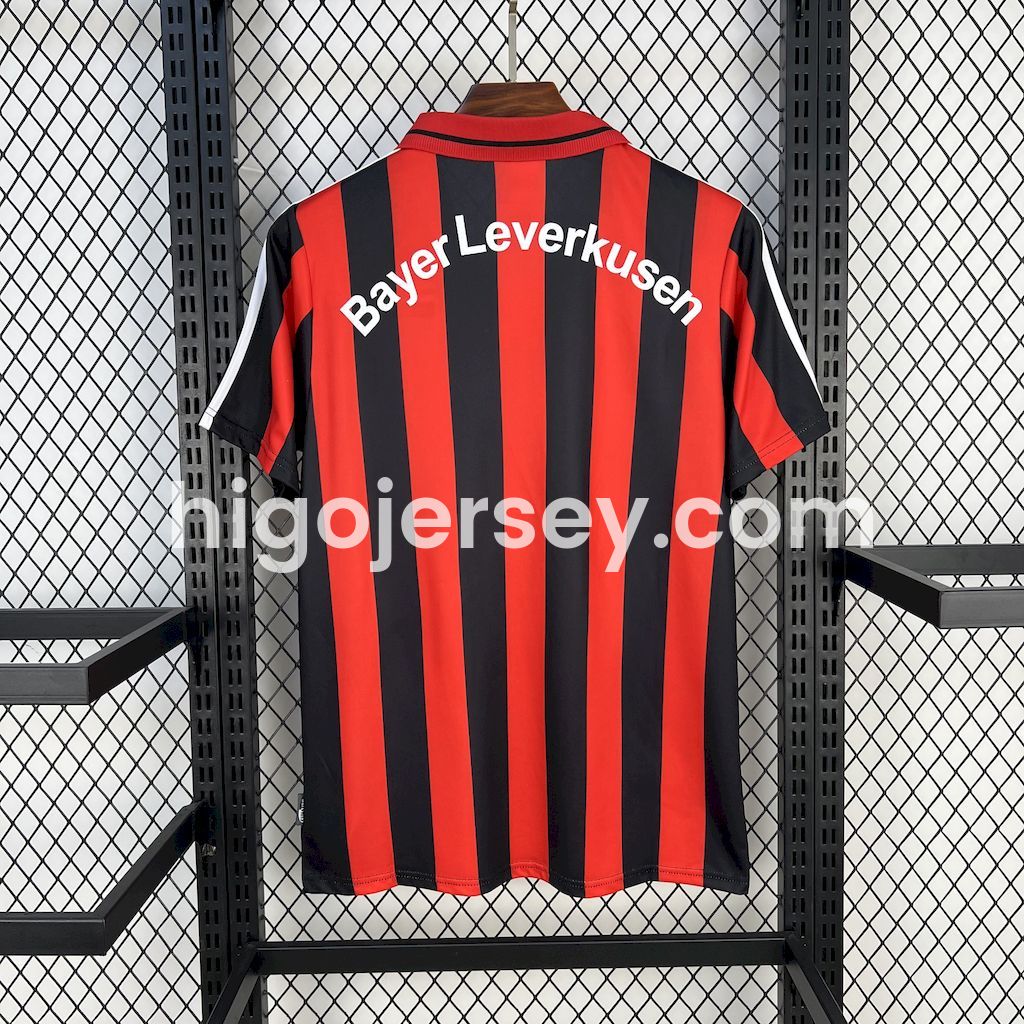 Higojerseys-Retro Bayer 04 Leverkusen 2000-01 Home Jersey