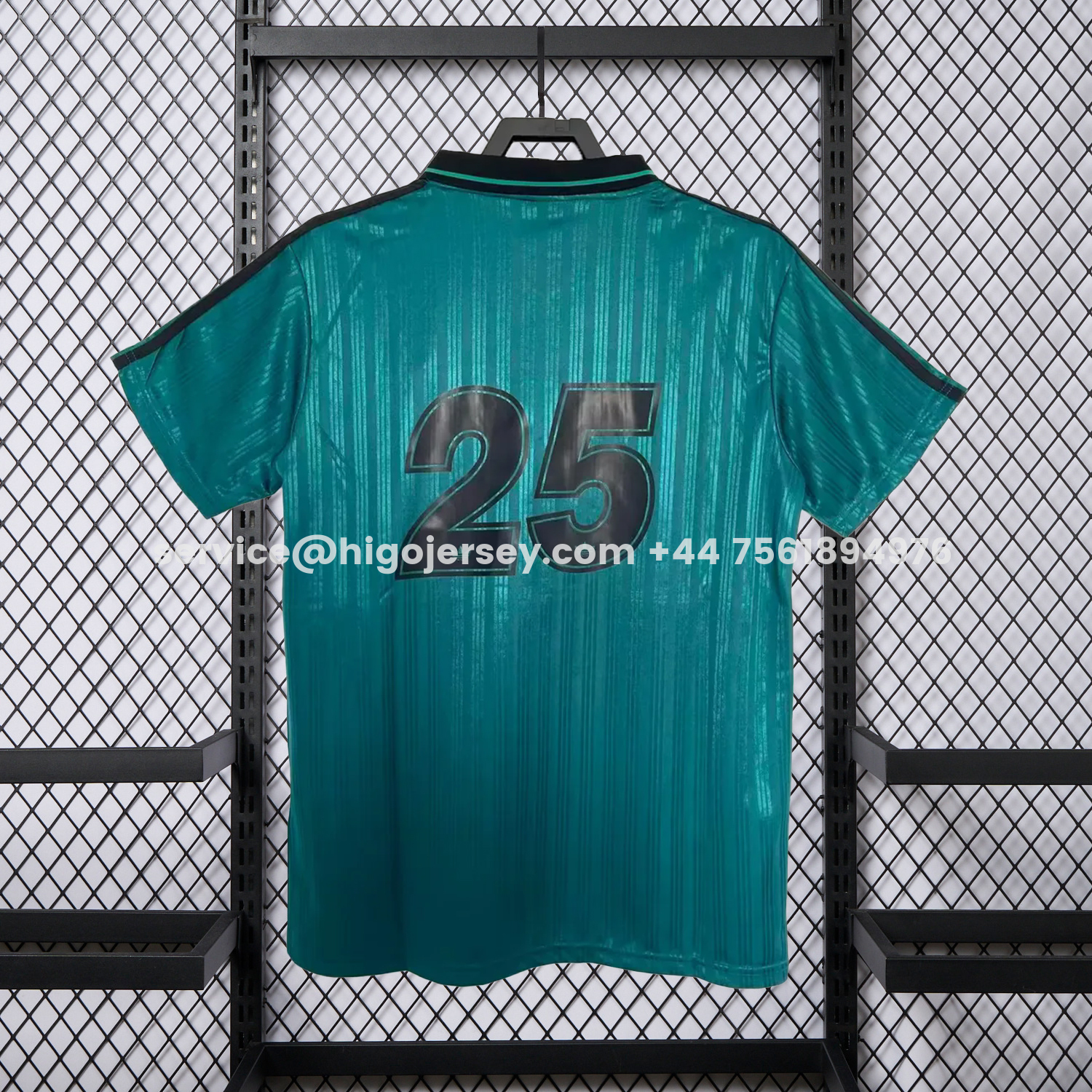 Higojerseys-Bohemian 25-26 Oasis Originals Tour Dark Green Jersey With Number 25 - Fans Version