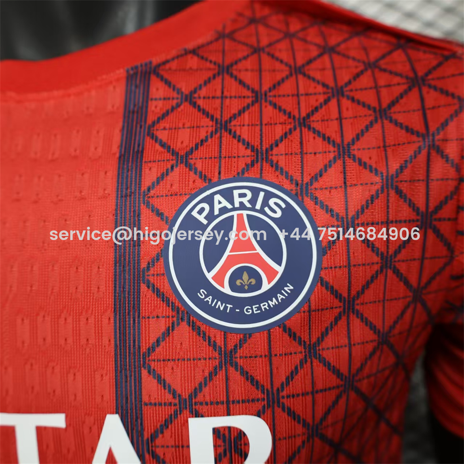 Higojerseys-Paris Saint-Germain PSG 25-26 Red Pre-Match Training Jersey - Player Version