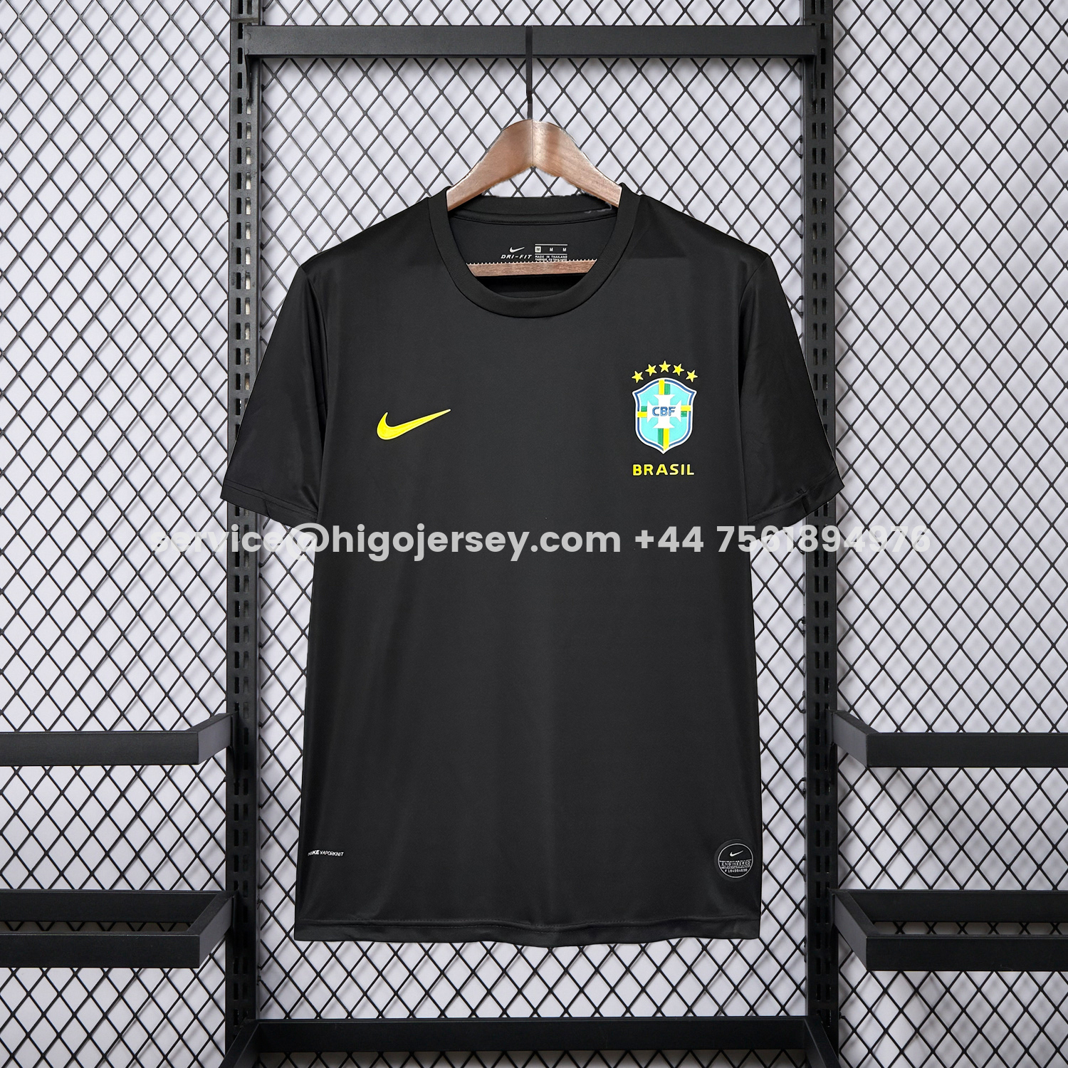 Higojerseys-Brazil 2026 Pure Black Training Jersey - Fans Version