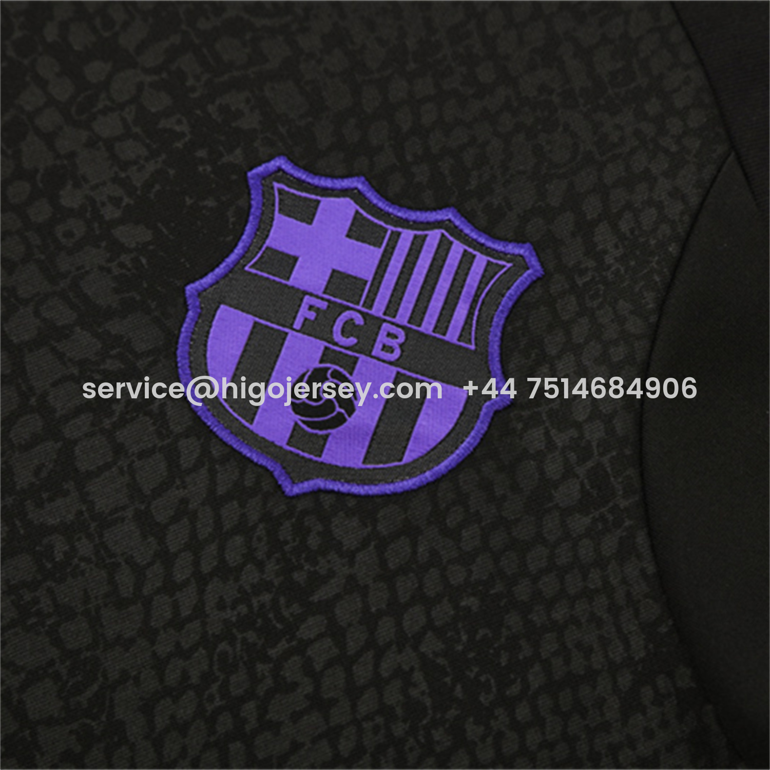 Higojerseys-Barcelona 25-26 X KB Long Sleeve Training Set - Black Top & Black Pants