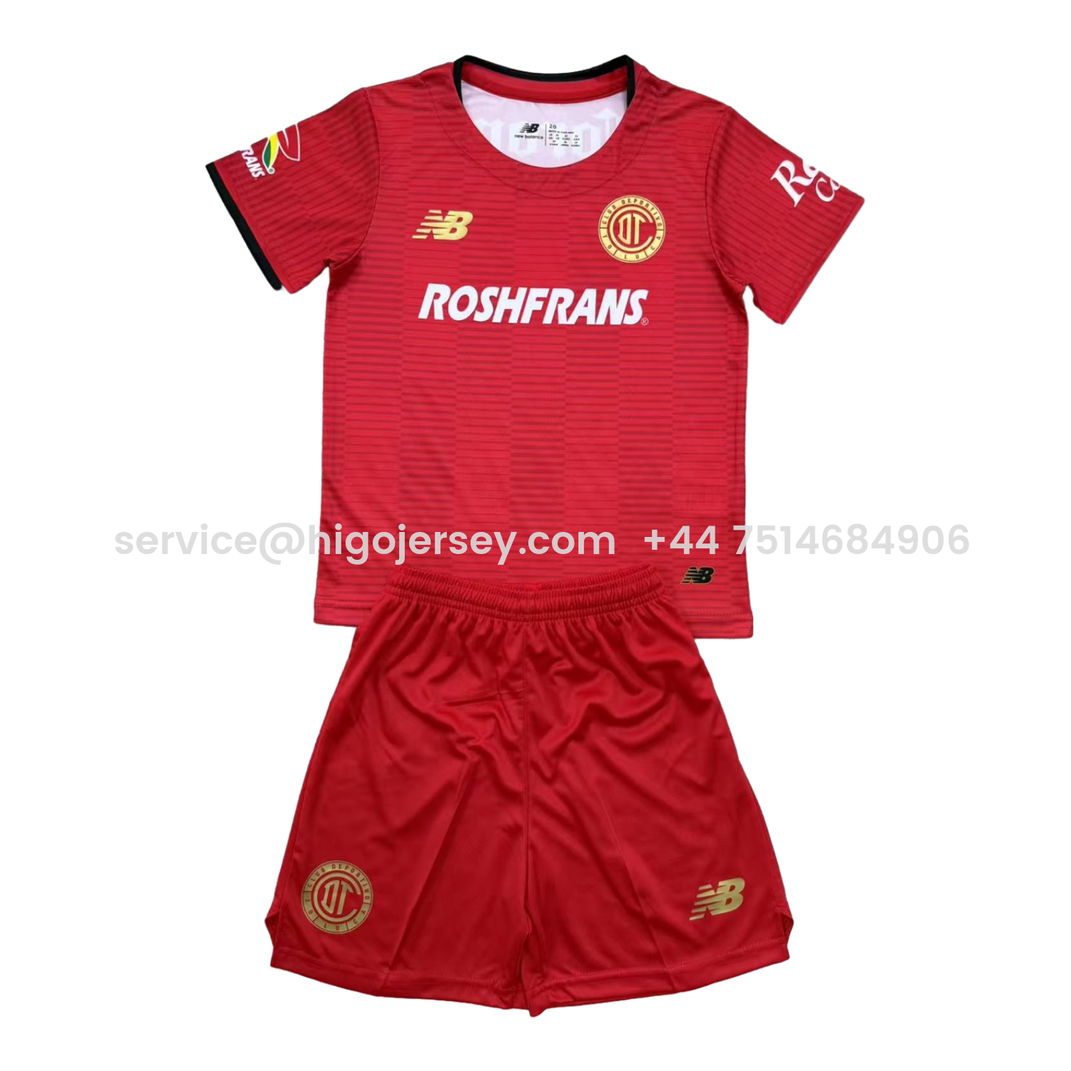 Higojerseys-Toluca 25-26 Home Men's Adult Jersey Set - Fans Version
