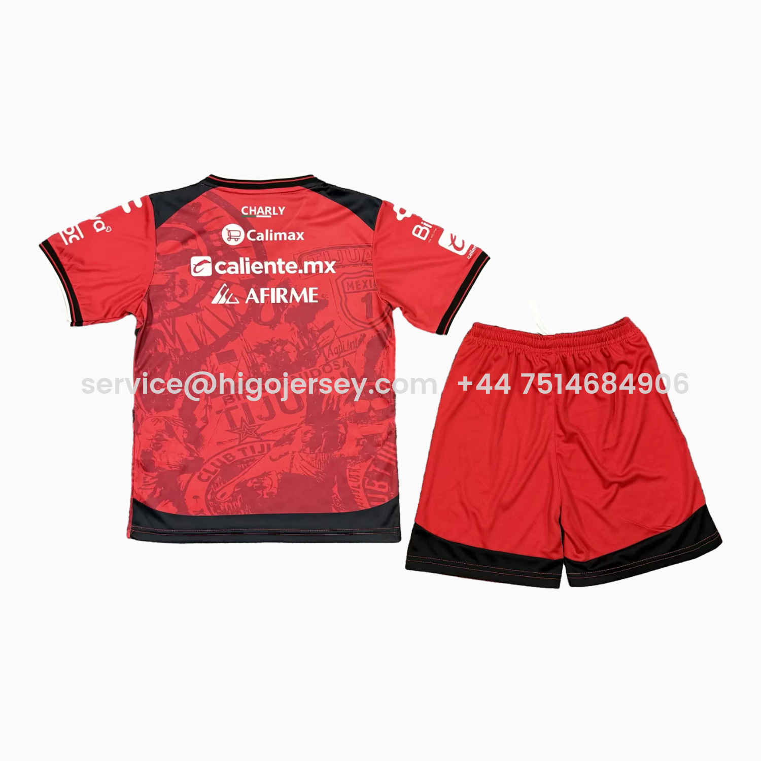 Higojerseys-Tijuana 25-26 Home Kids Kit