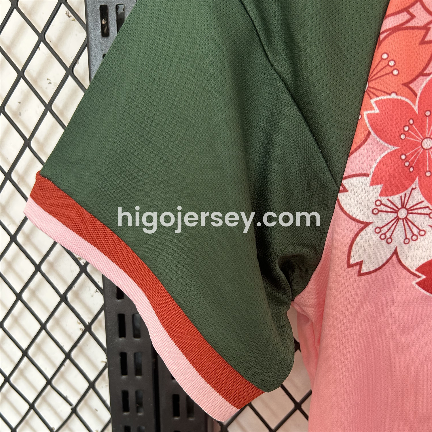 Higojerseys-Japan 25-26 Red & Pink Flowers Special Edition Jersey - Fans Version