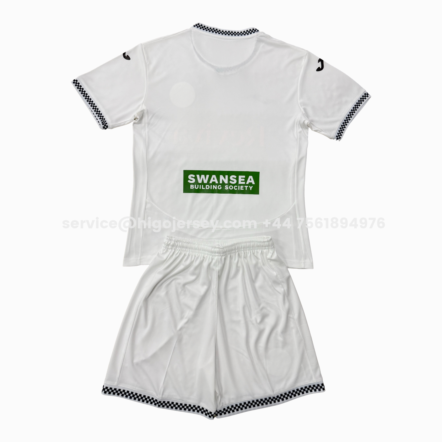 Higojerseys-Swansea City 25-26 Home Kids Kit