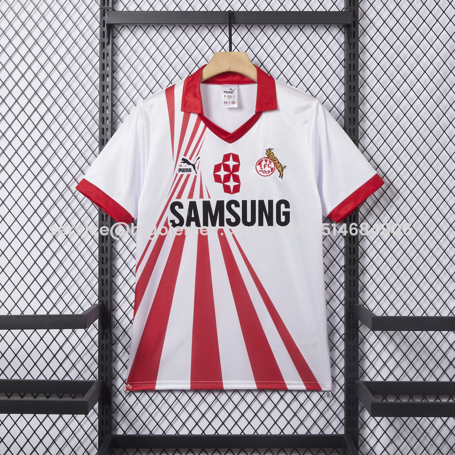 Higojerseys-Retro 1. FC Köln 1990-91 Home Jersey