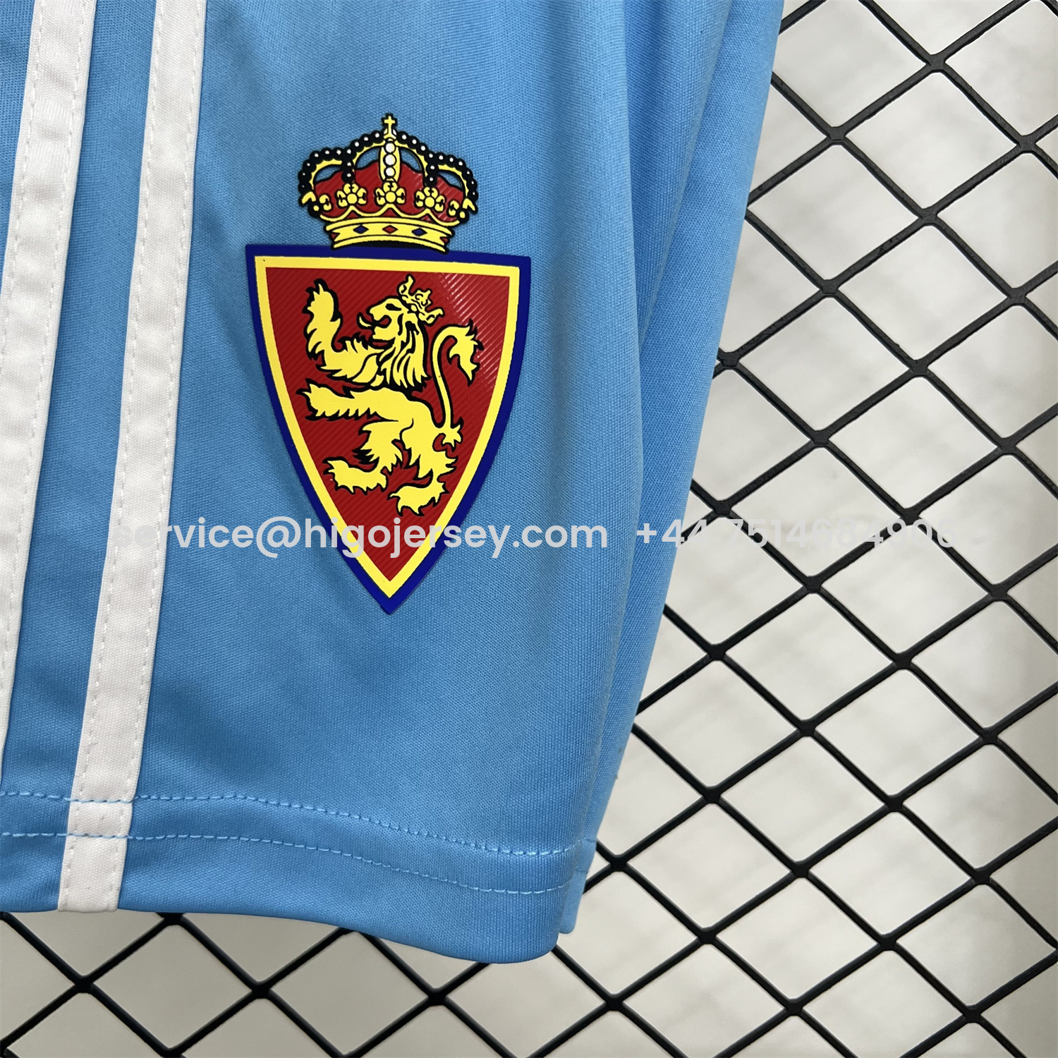 Higojerseys-Real Zaragoza 25-26 Home Kids Kit