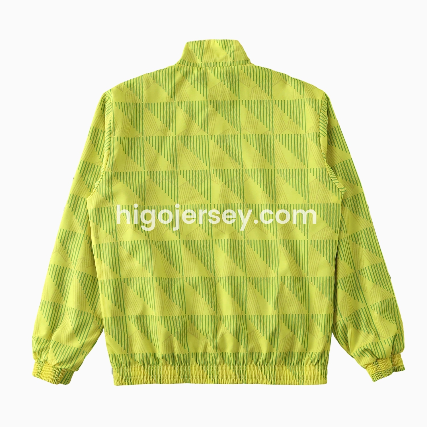 Higojerseys-Newcastle United 24-25 Retro Style Double Sided Reversible Windbreaker - Green & Yellow