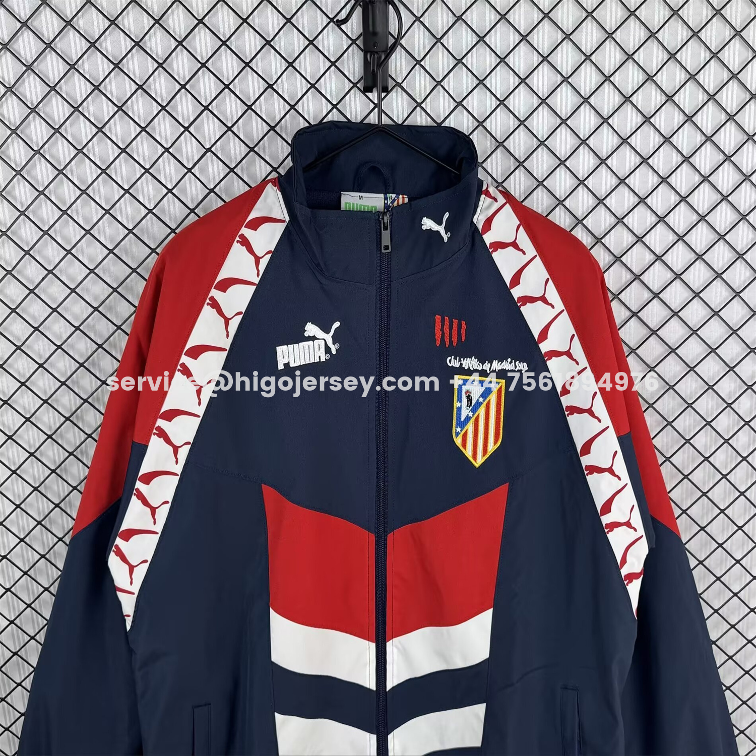 Higojerseys-Atletico Madrid 25-26 Windbreaker Jacket - Black