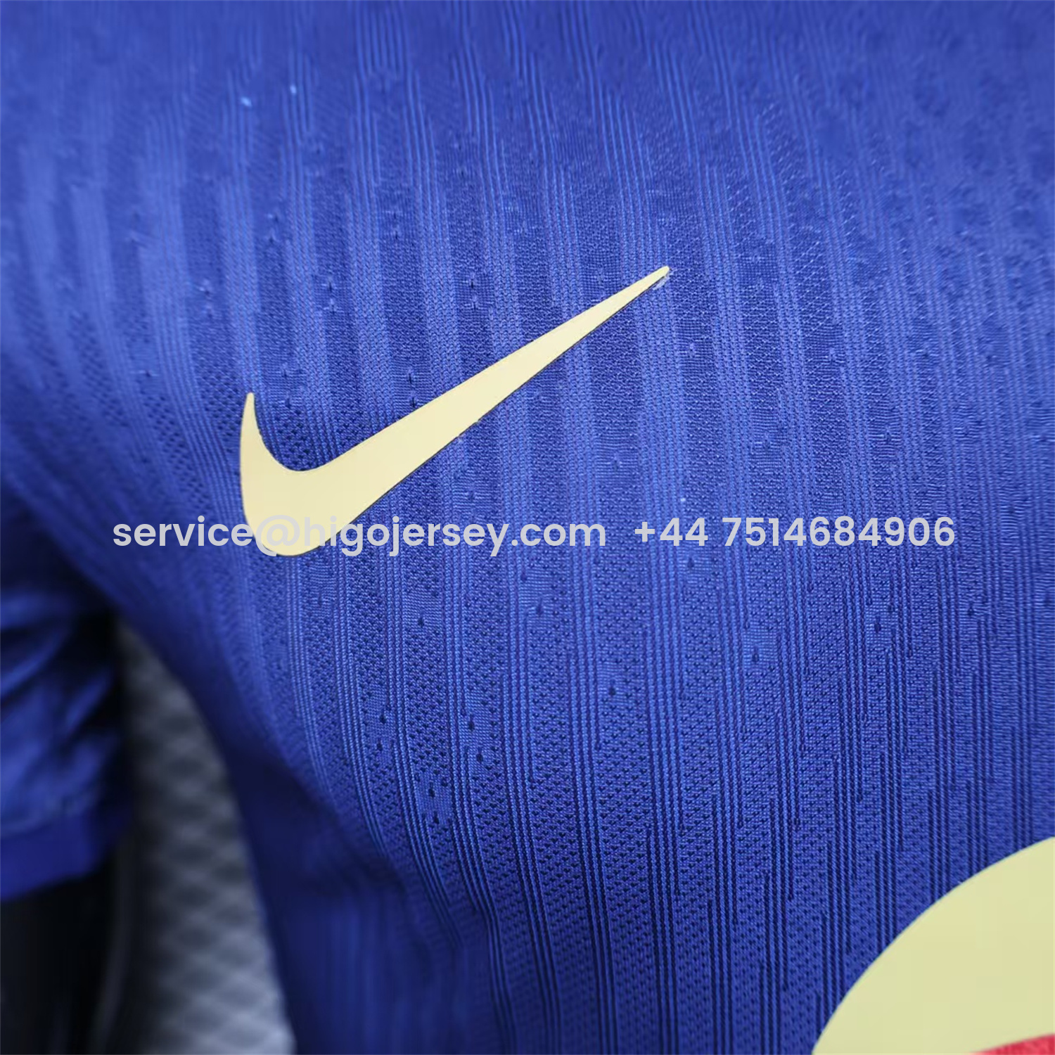 Higojerseys-Barcelona 25-26 Red & Blue Guards Dark Blue Special Jersey - Player Version