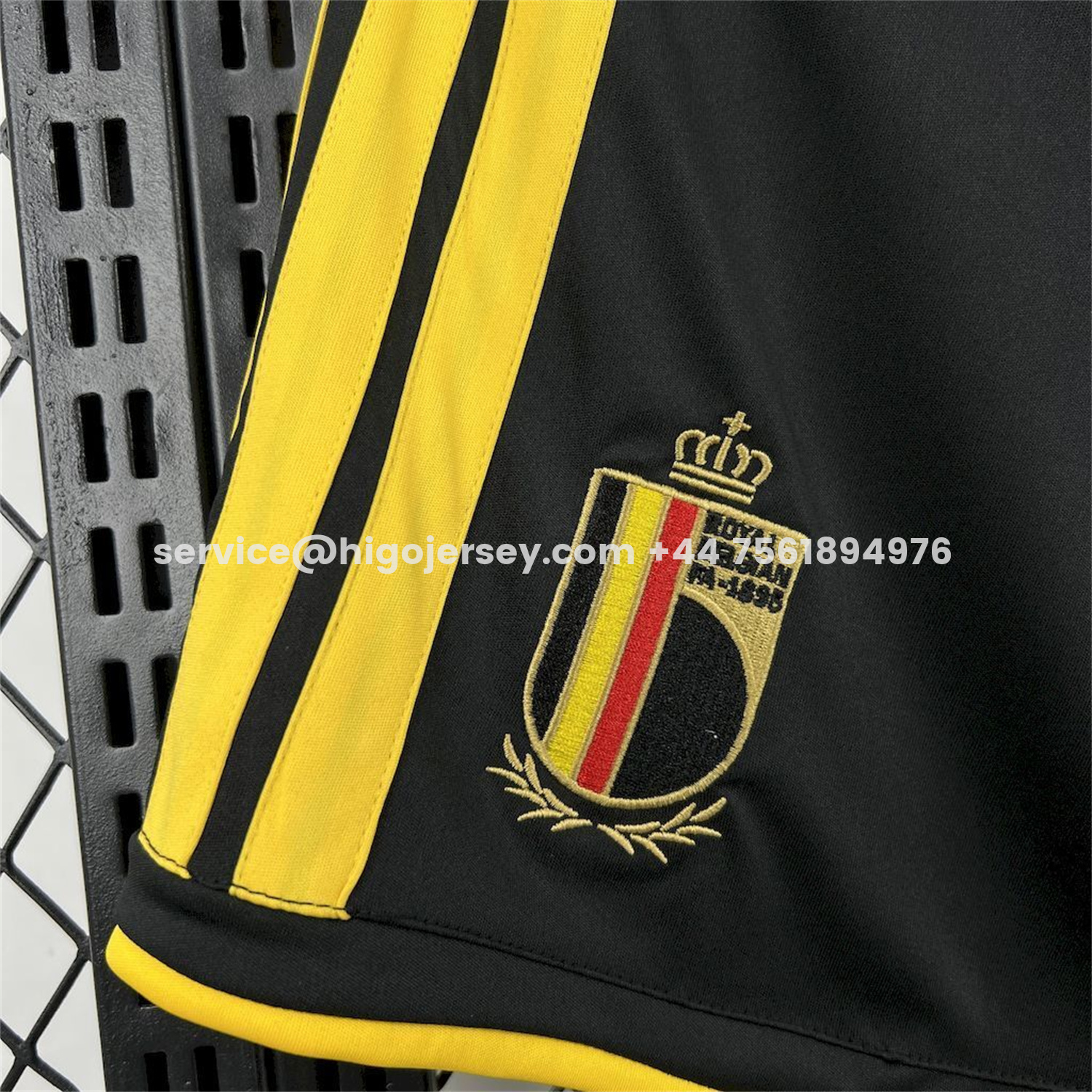 Higojerseys-Belgium 2026 Home Black Shorts - Fans Version