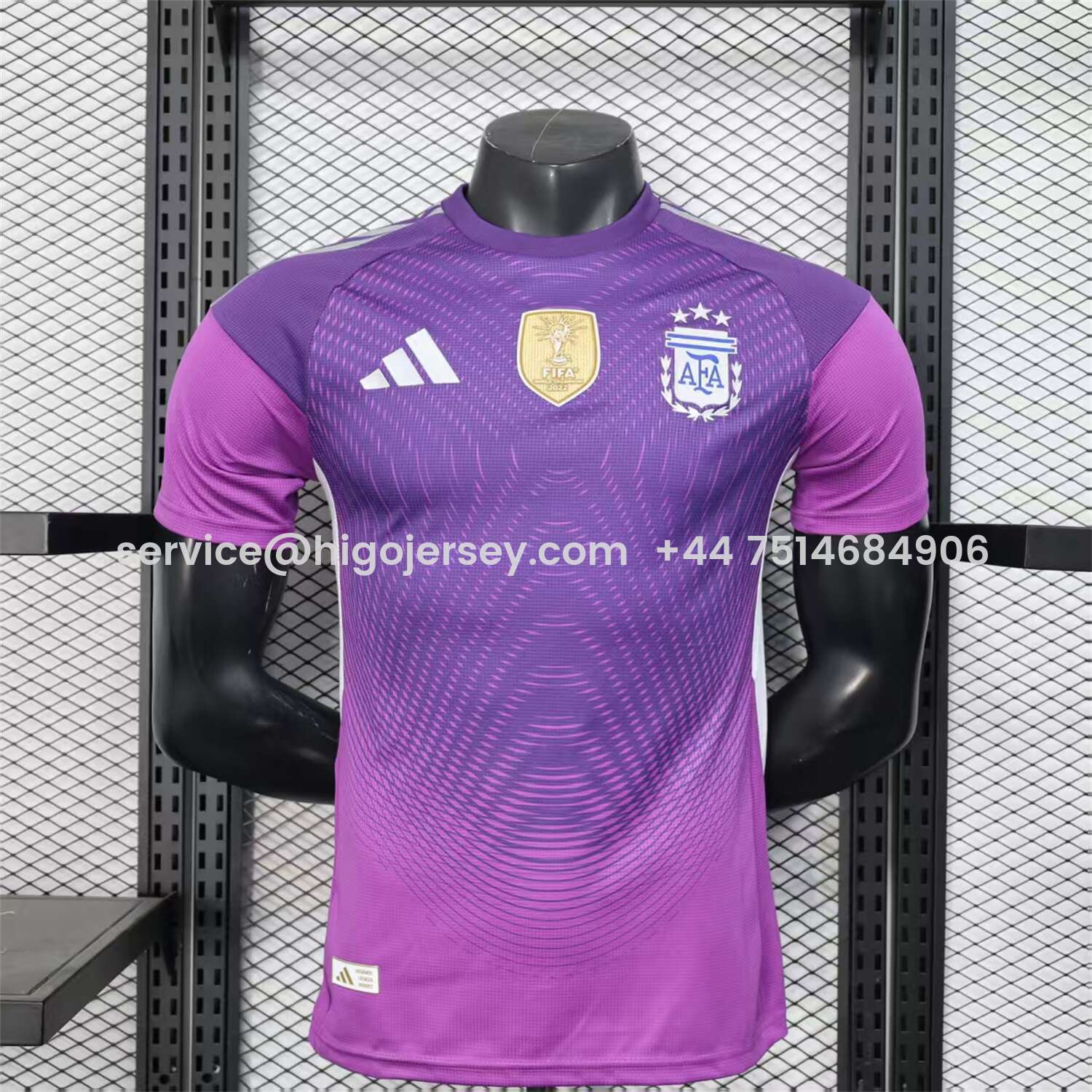 Higojerseys-Argentina 25-26 Purple Goalkeeper Jersey - Player Version