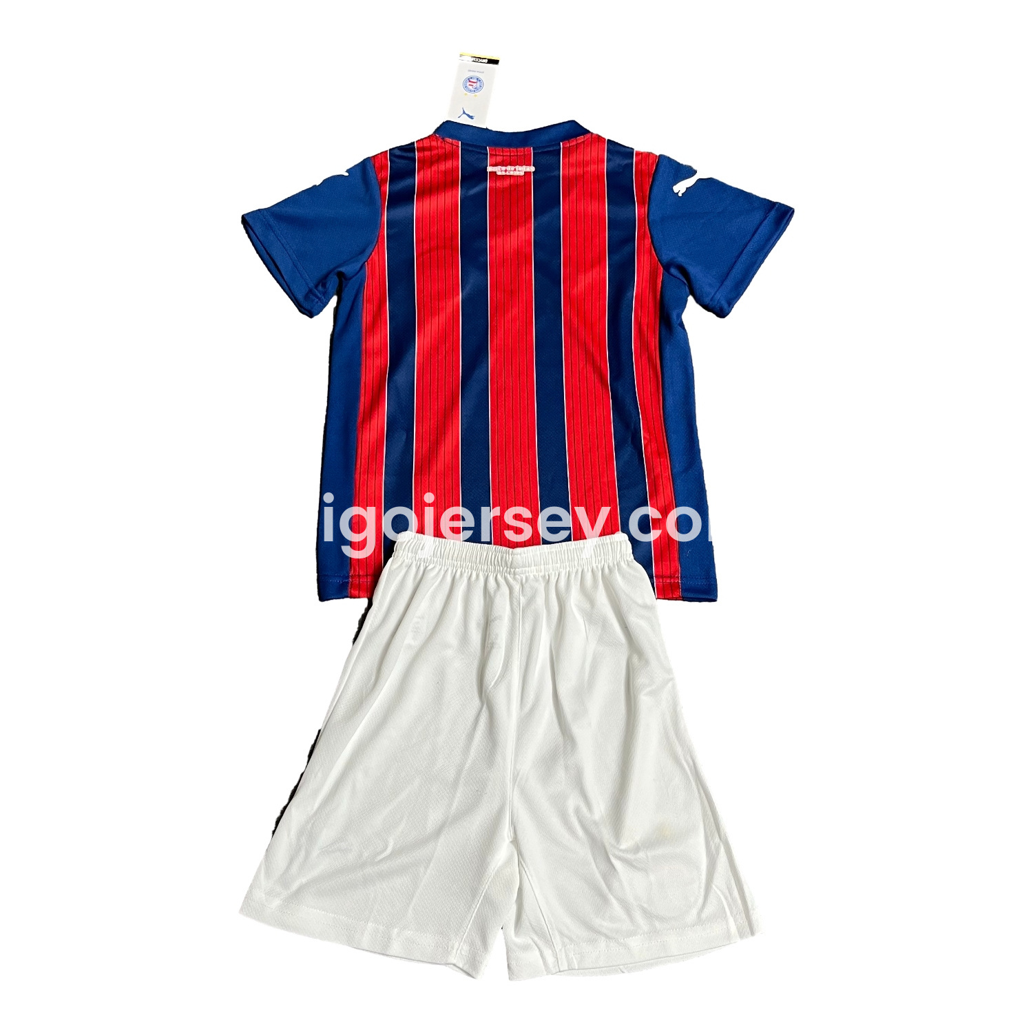 Higojerseys-Bahia 25-26 Away Unsponsored Kids Kit