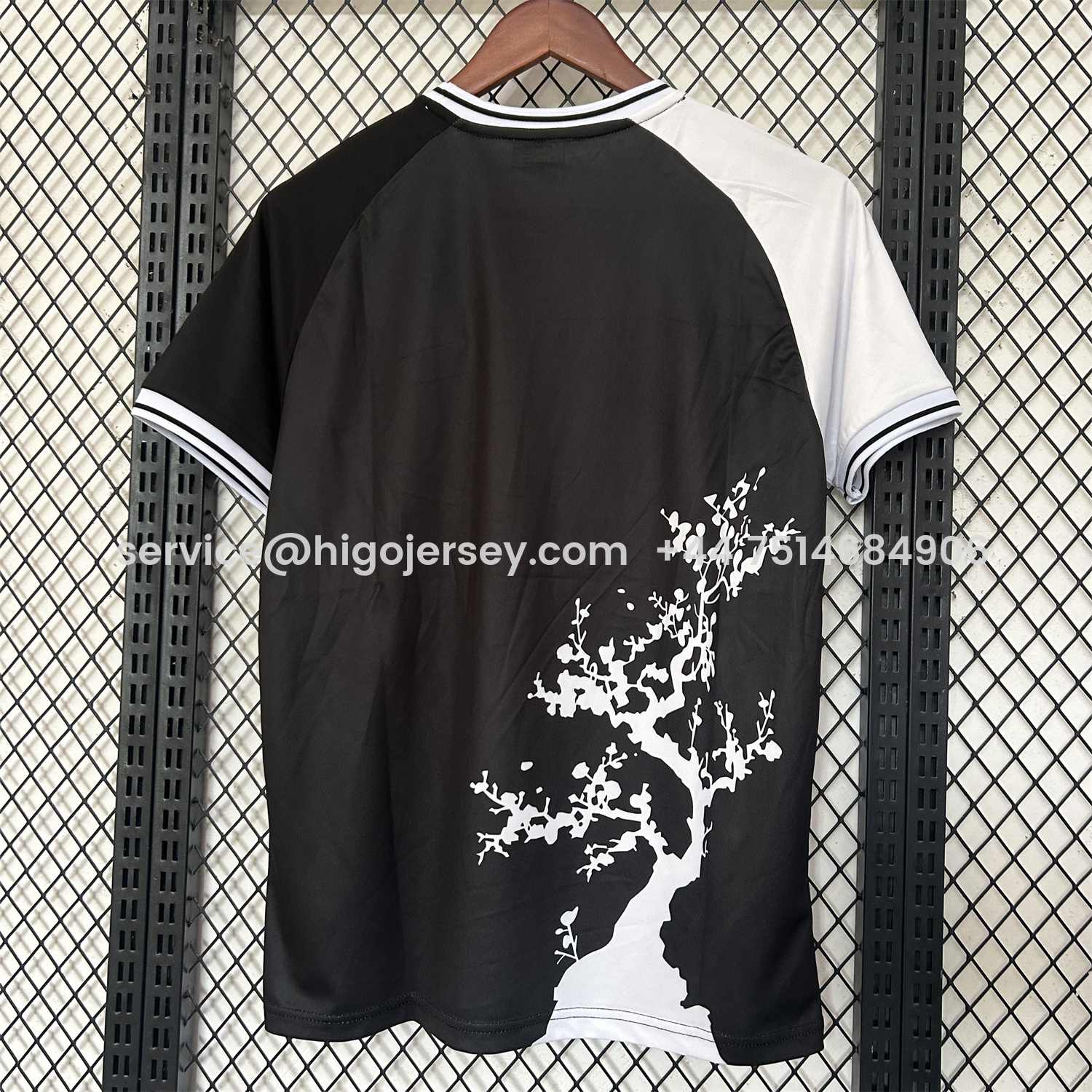 Higojerseys-Japan 25-26 Tree Half Black And Half White Special Jersey - Fans Version